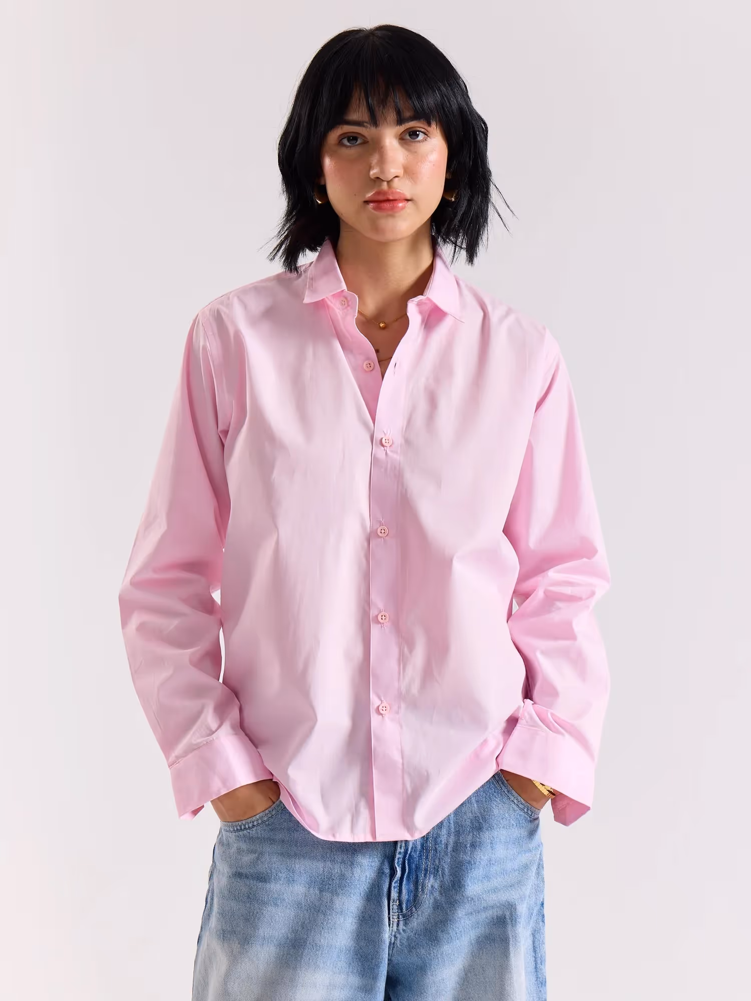 Pink Poplin Shirt  image 4