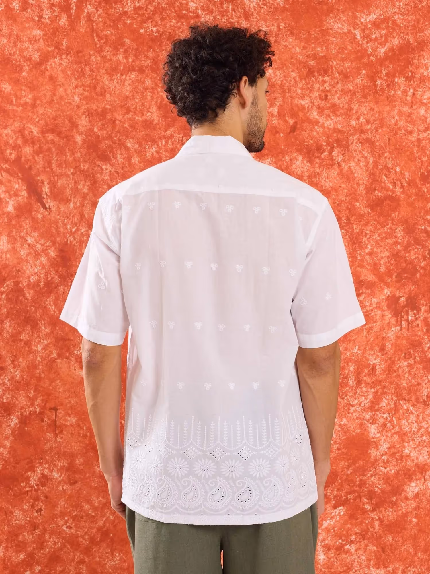 Poornima Embroidered Cotton Shirt image 6