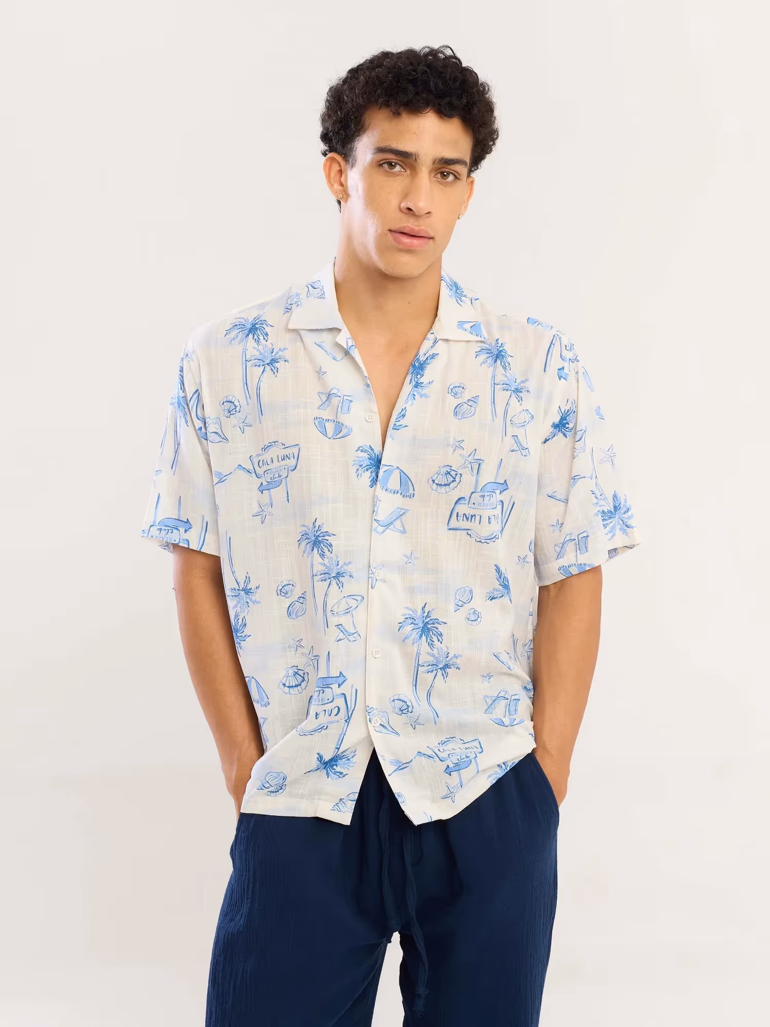 Postcard Paradise Printed Shirt image 2