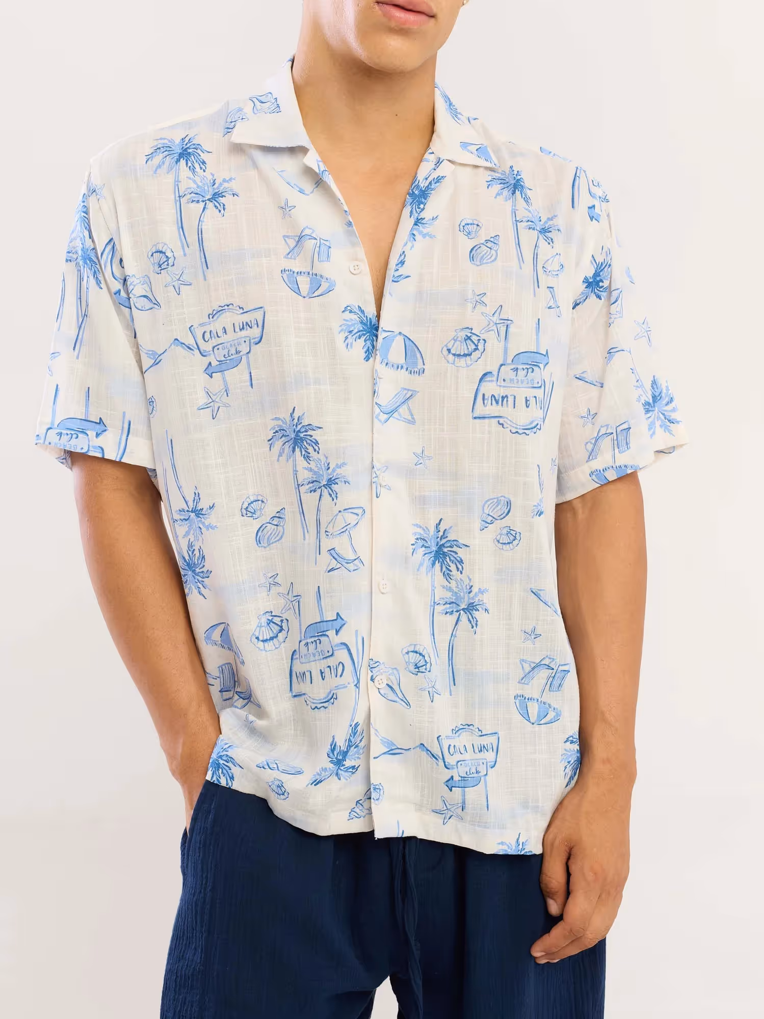 Postcard Paradise Printed Shirt image 4
