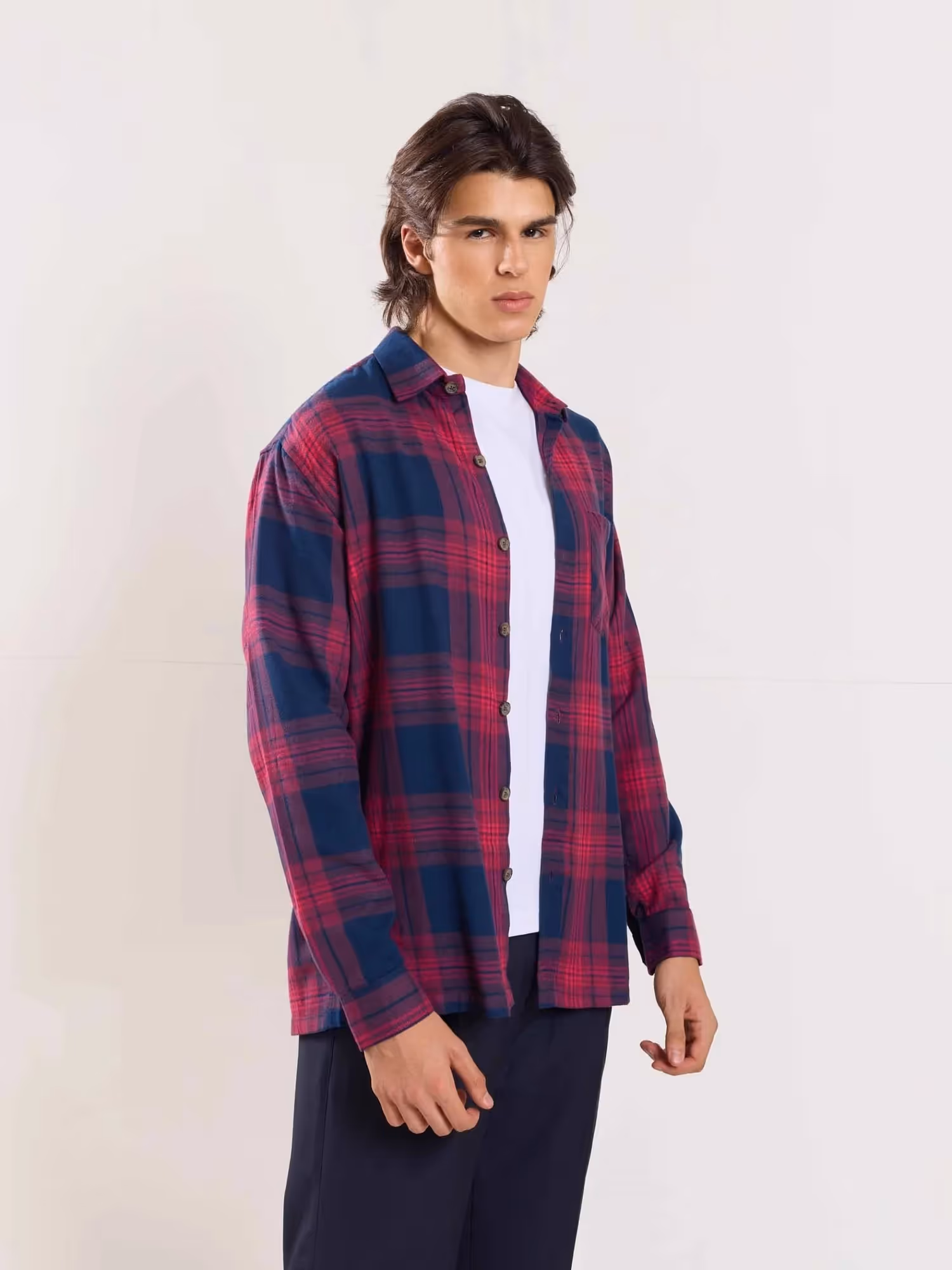 Purple Flannel Overshirt  image 5