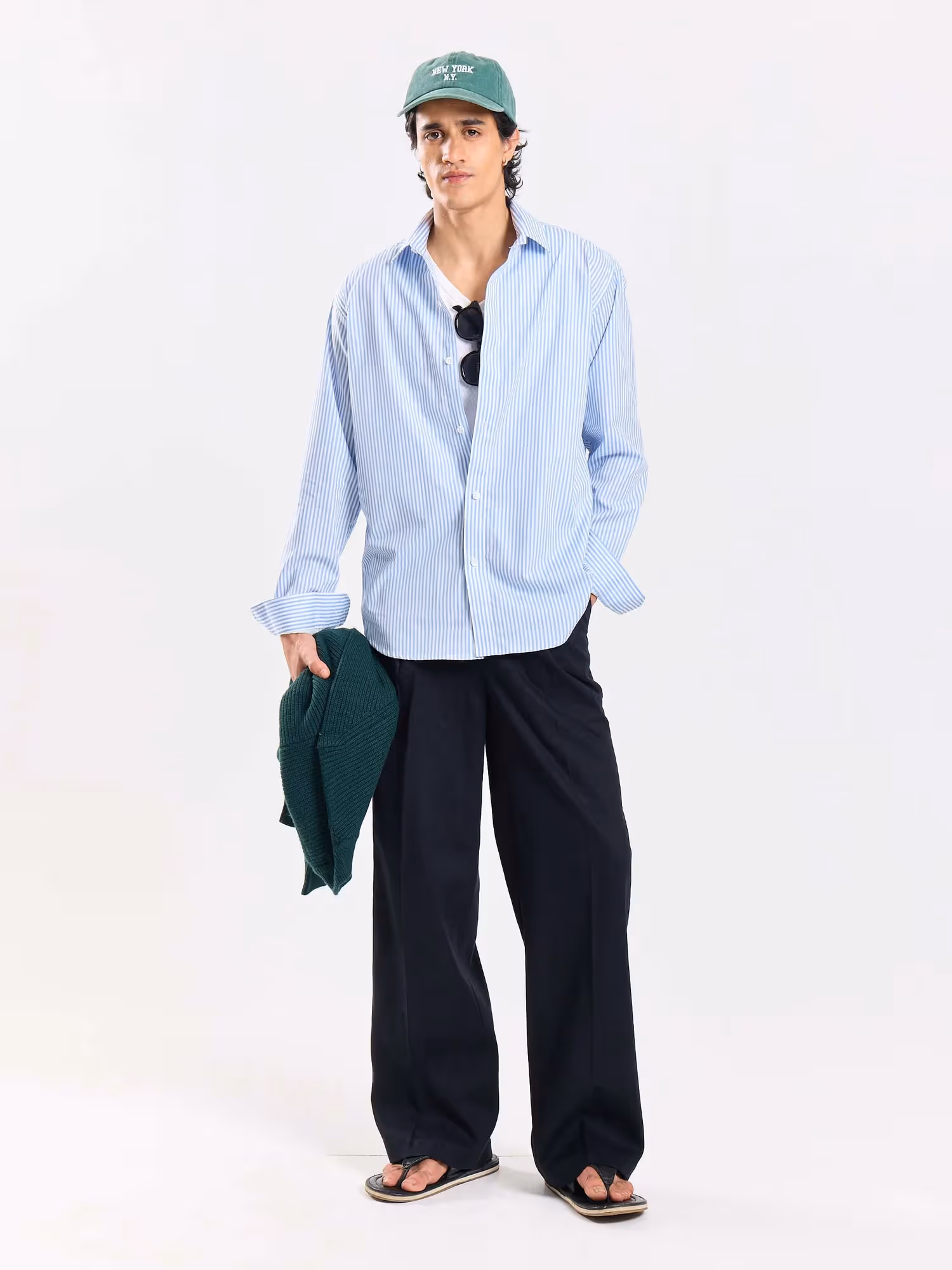 Relaxed Fit Poplin Striped Shirt image 1