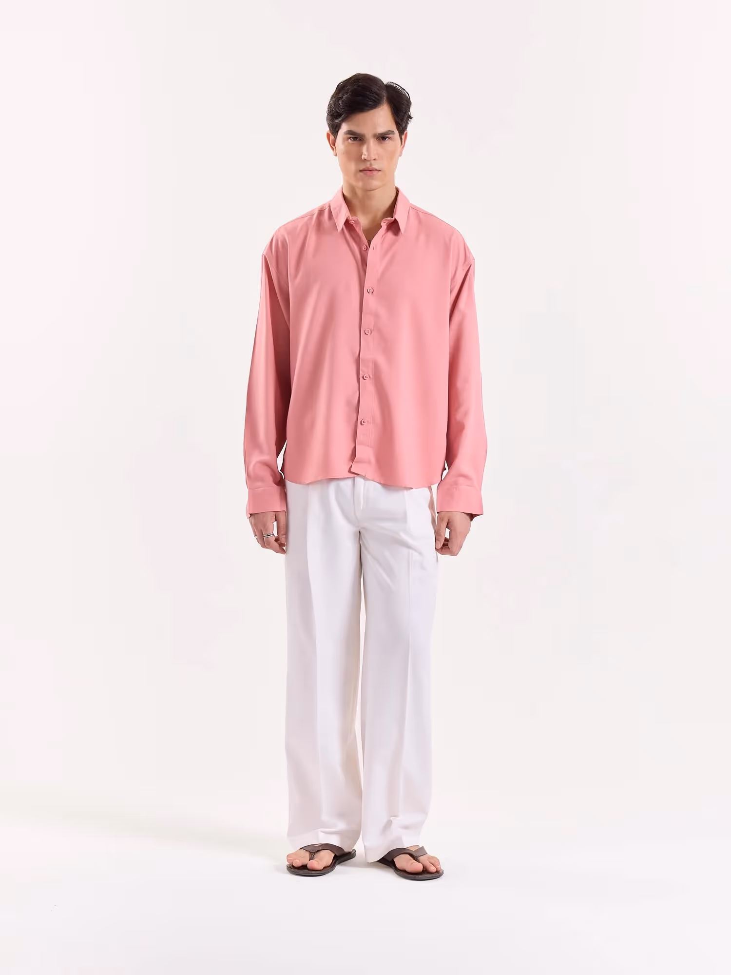 Rose Quartz Drape Shirt image 1