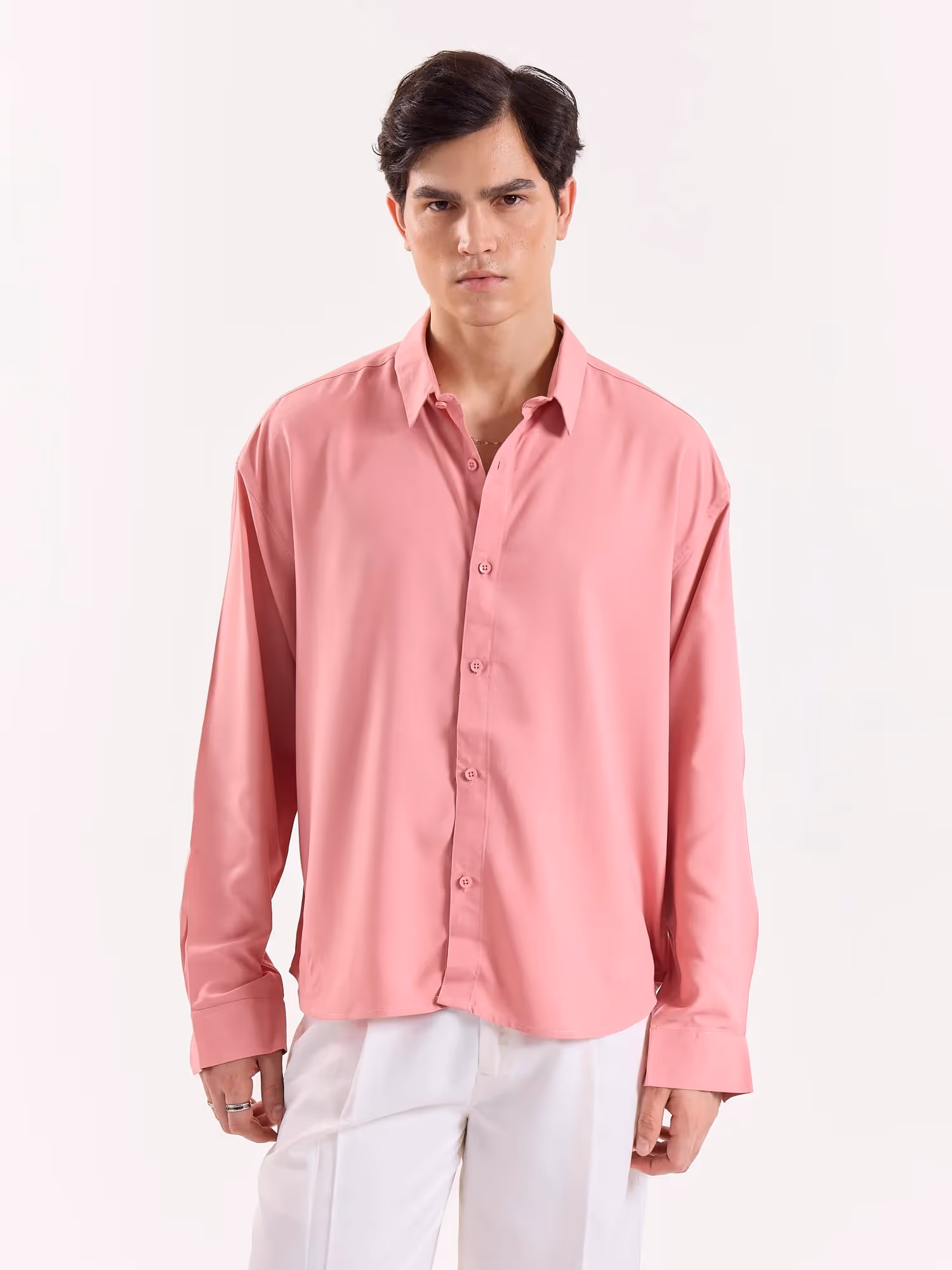 Rose Quartz Drape Shirt  image 2