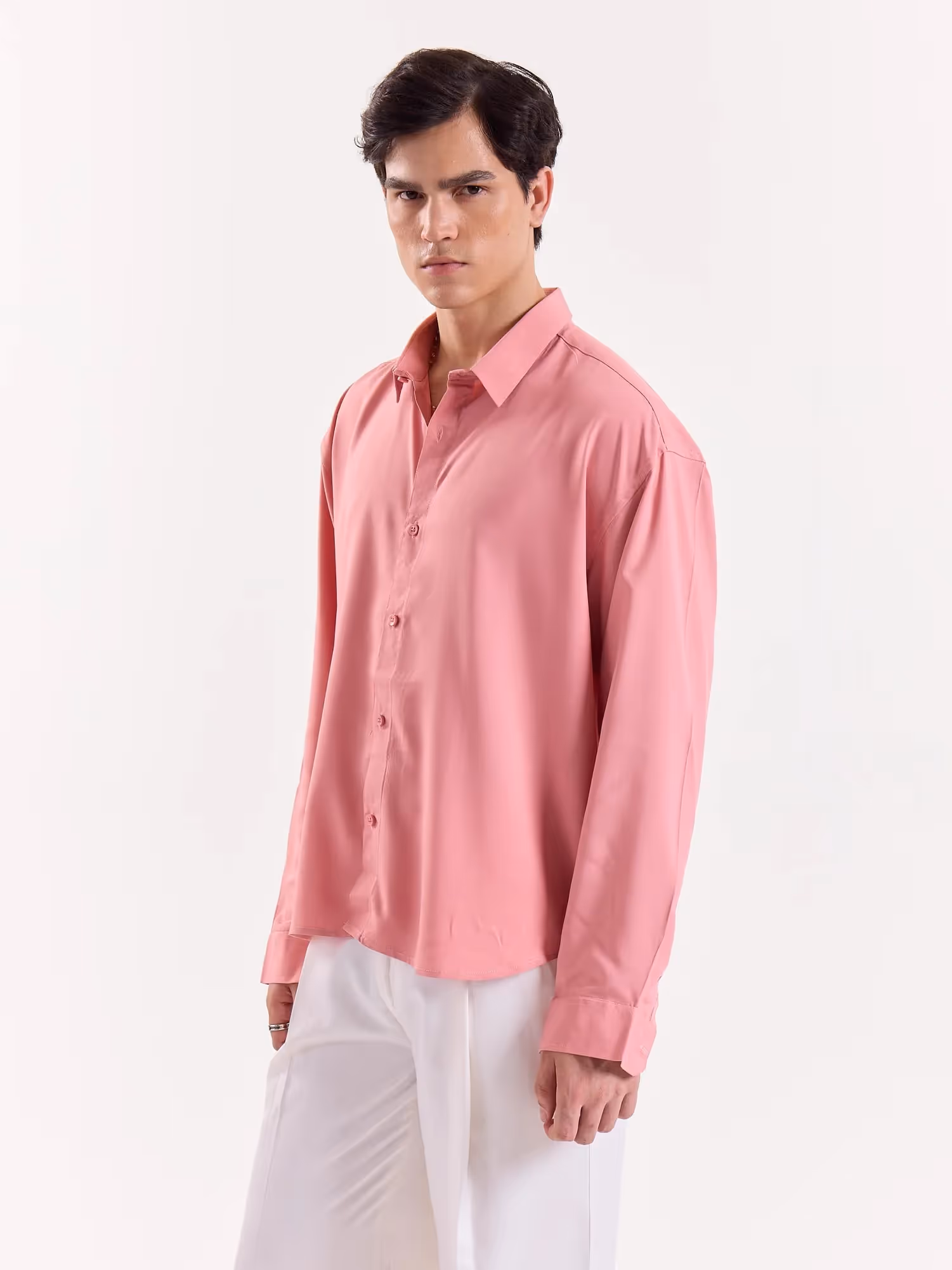 Rose Quartz Drape Shirt  image 3