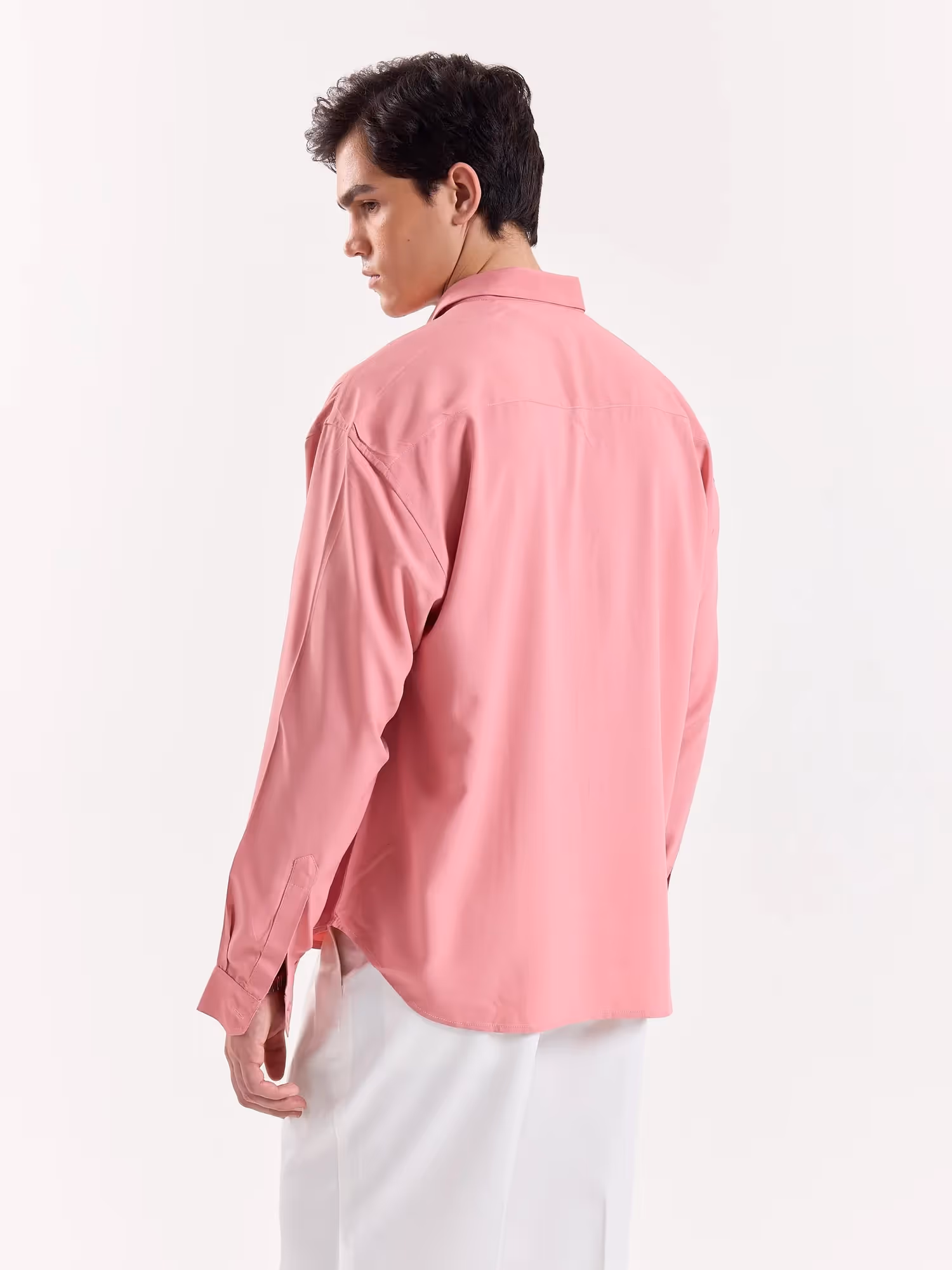 Rose Quartz Drape Shirt  image 5