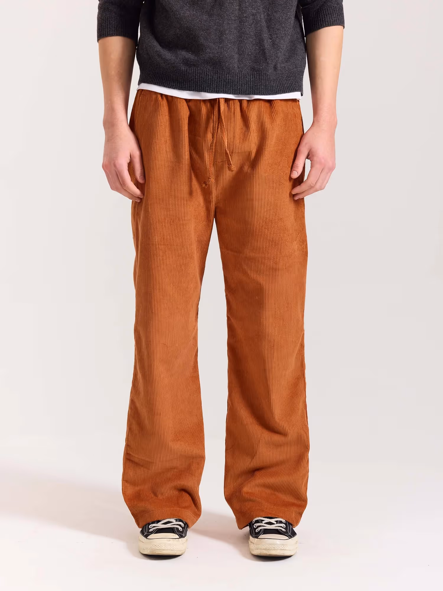 Rust Orange Corduroy Pull-on Pants  image 3
