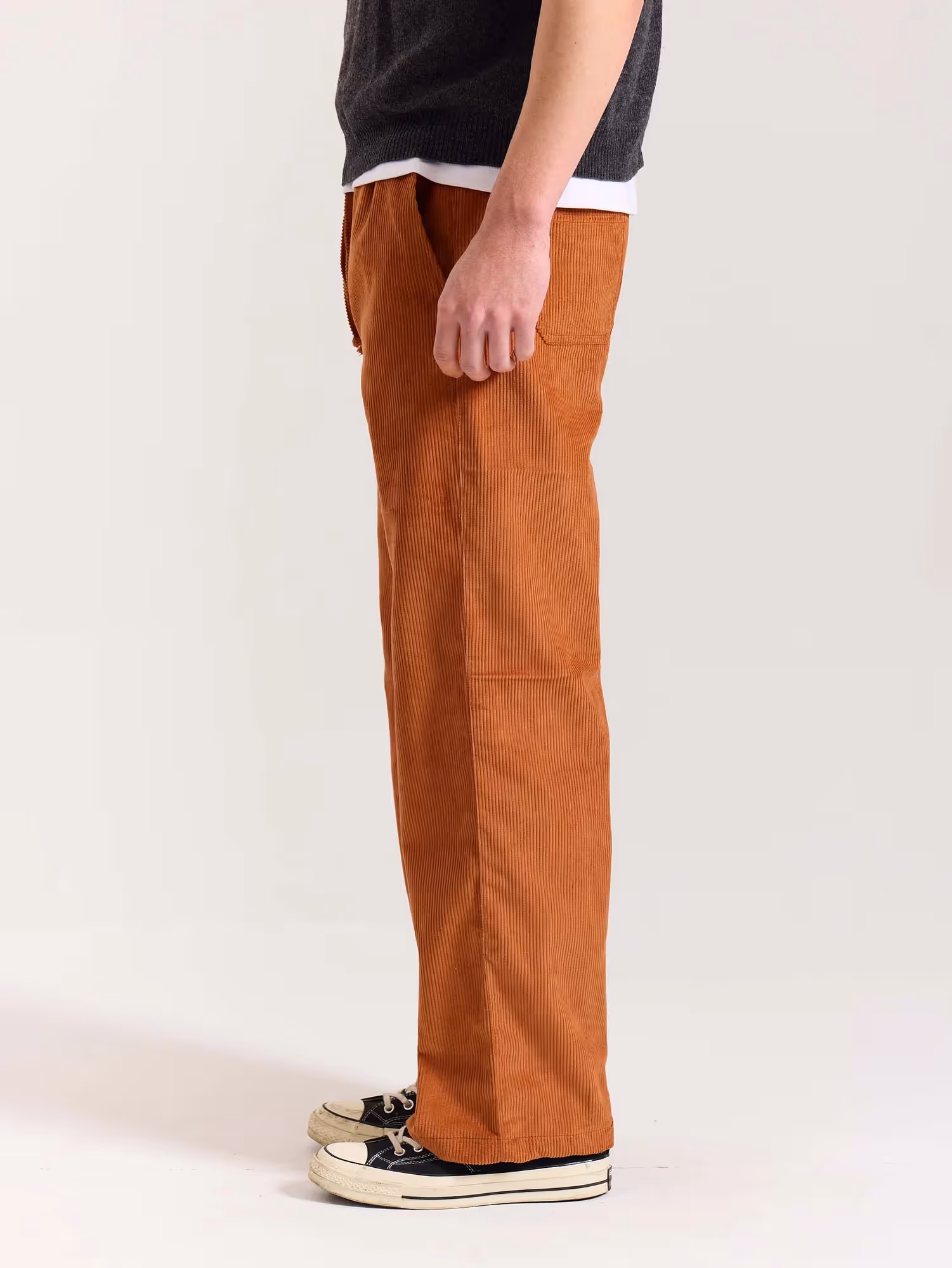 Rust Orange Corduroy Pull-on Pants  image 6