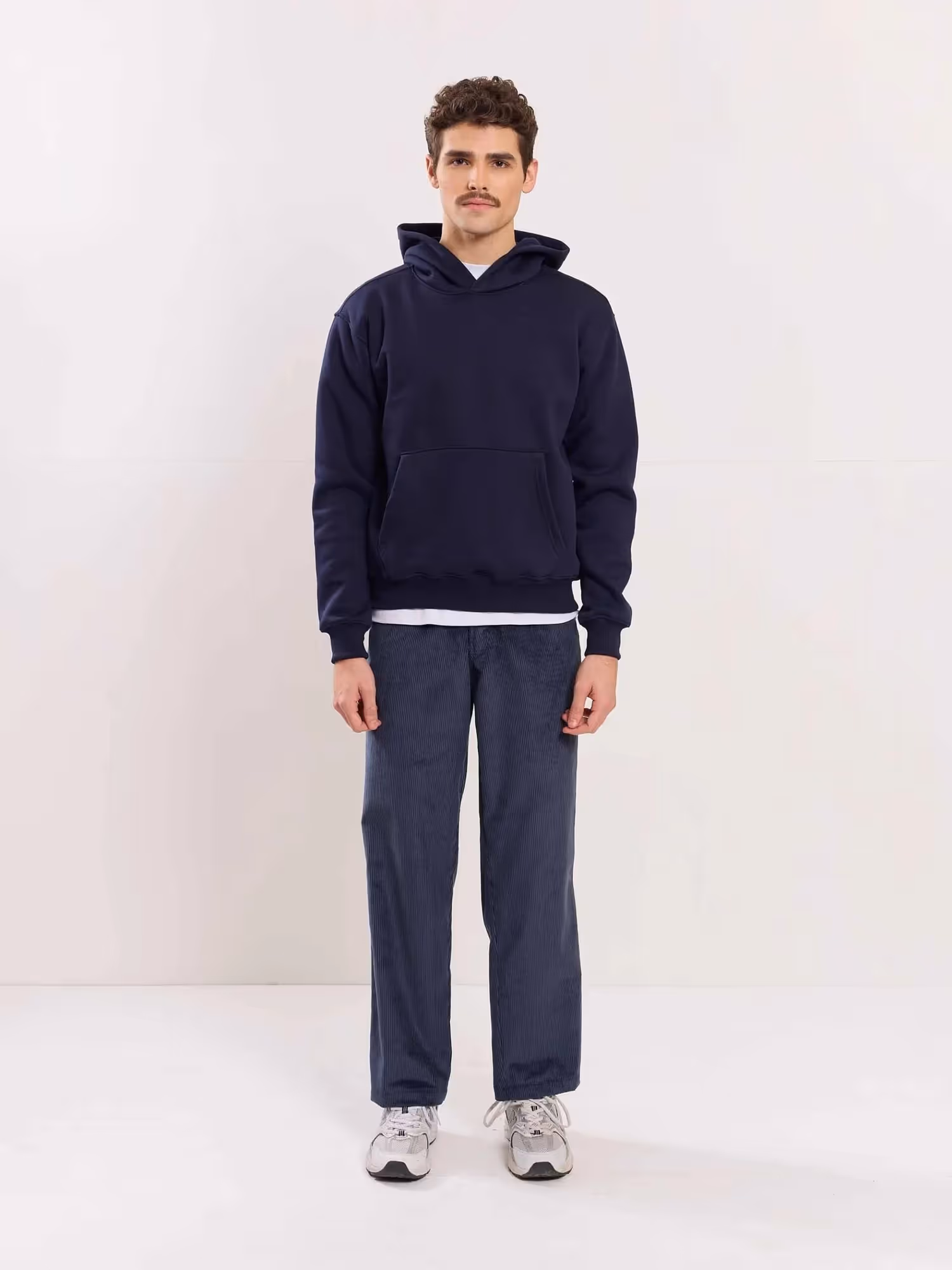 Slate Grey Corduroy Trousers image 1