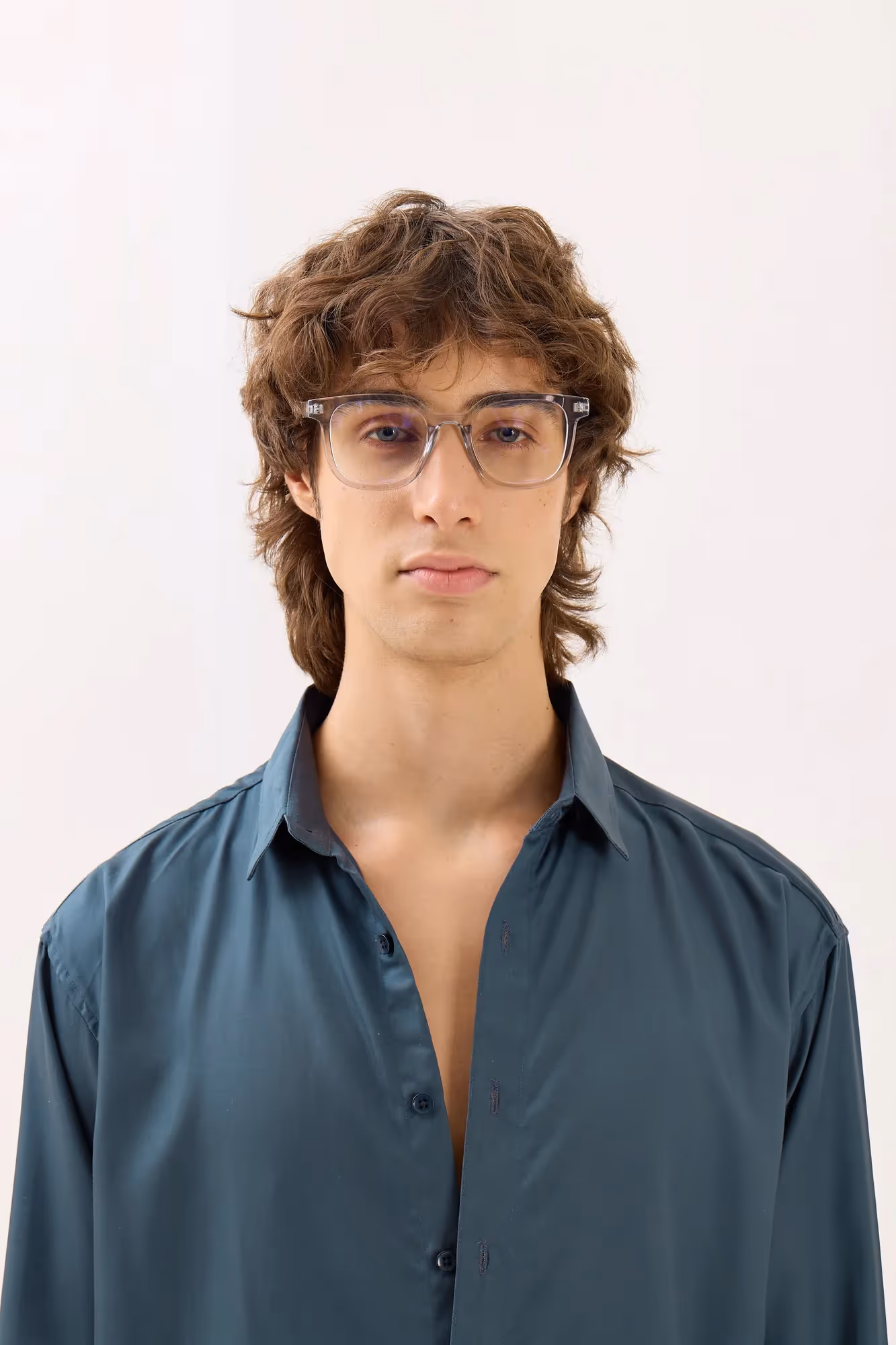 Slate Grey Drape Shirt  image 3