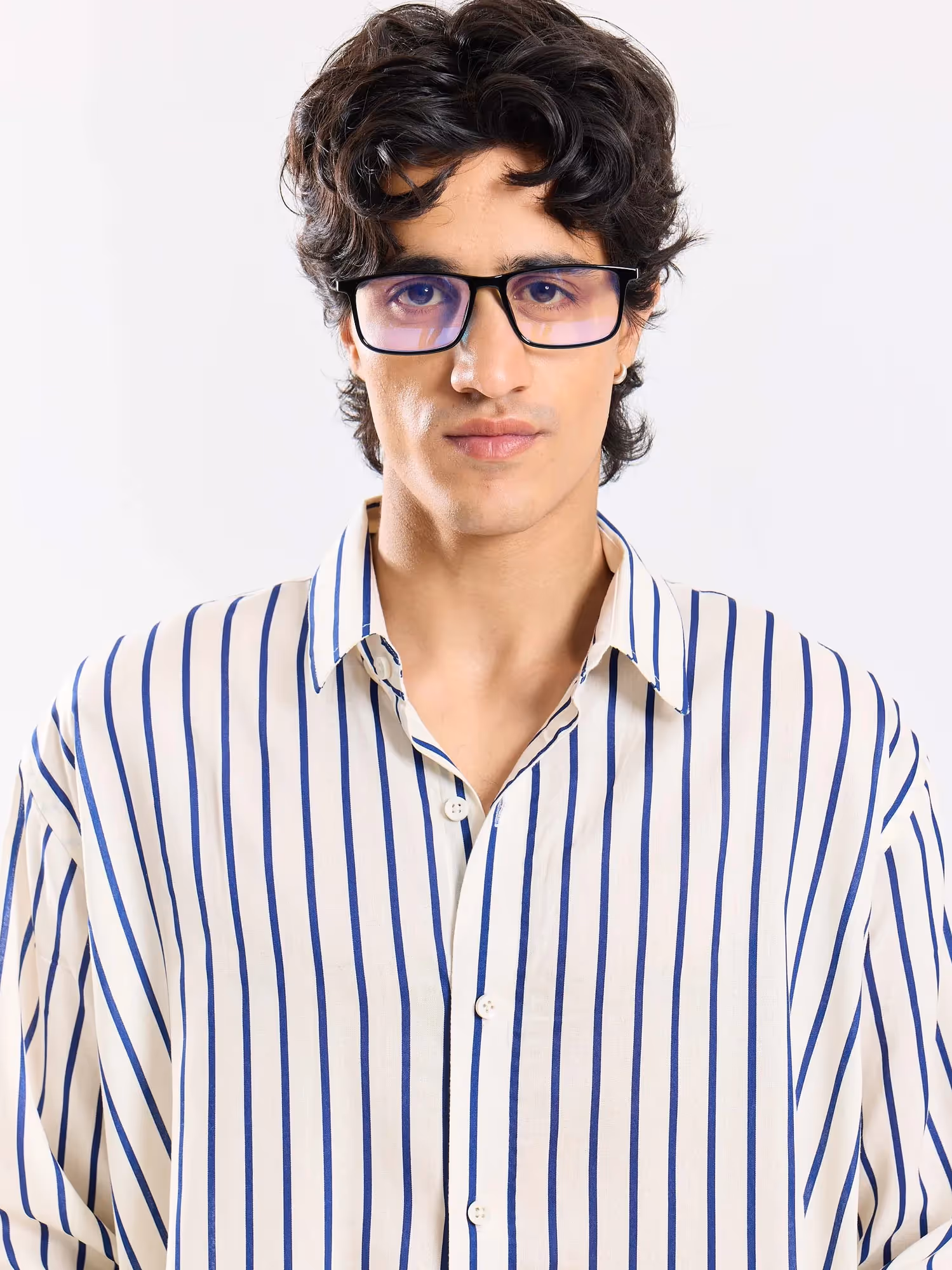 Striped Drape Shirt image 3