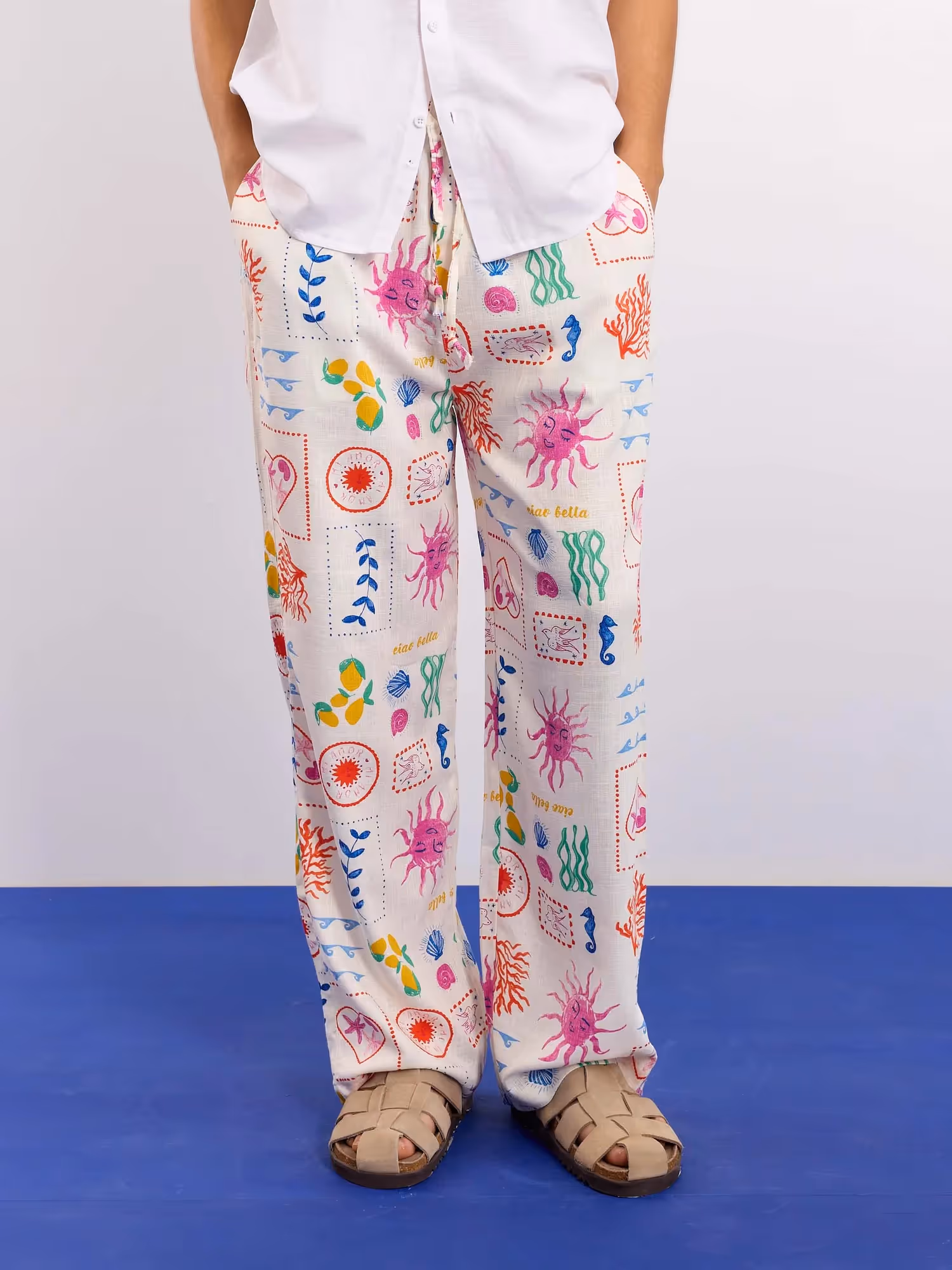 Sun & the Sea Linen Pull-on Pants image 3