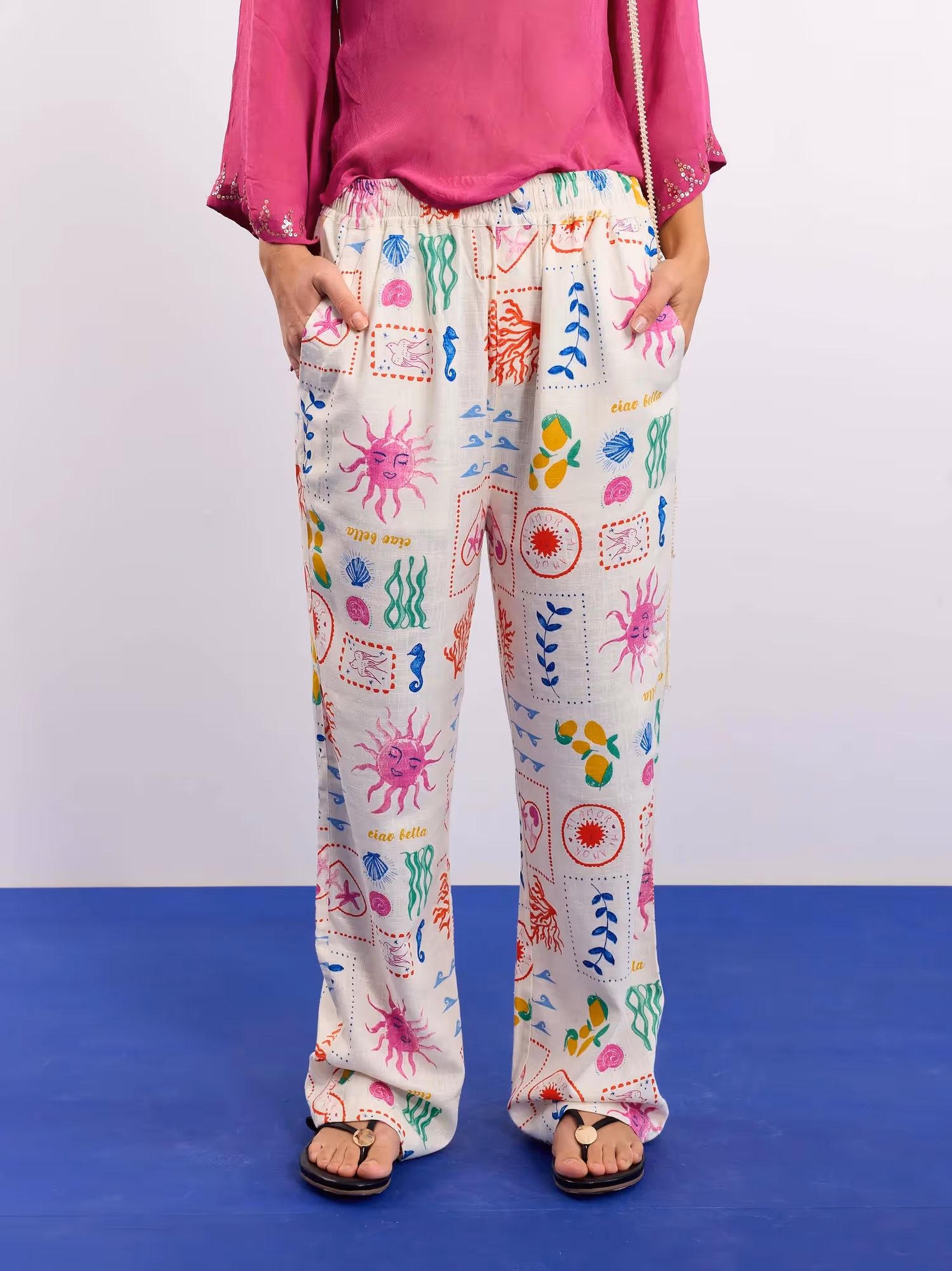 Sun & the Sea Linen Pull-on Pants image 4