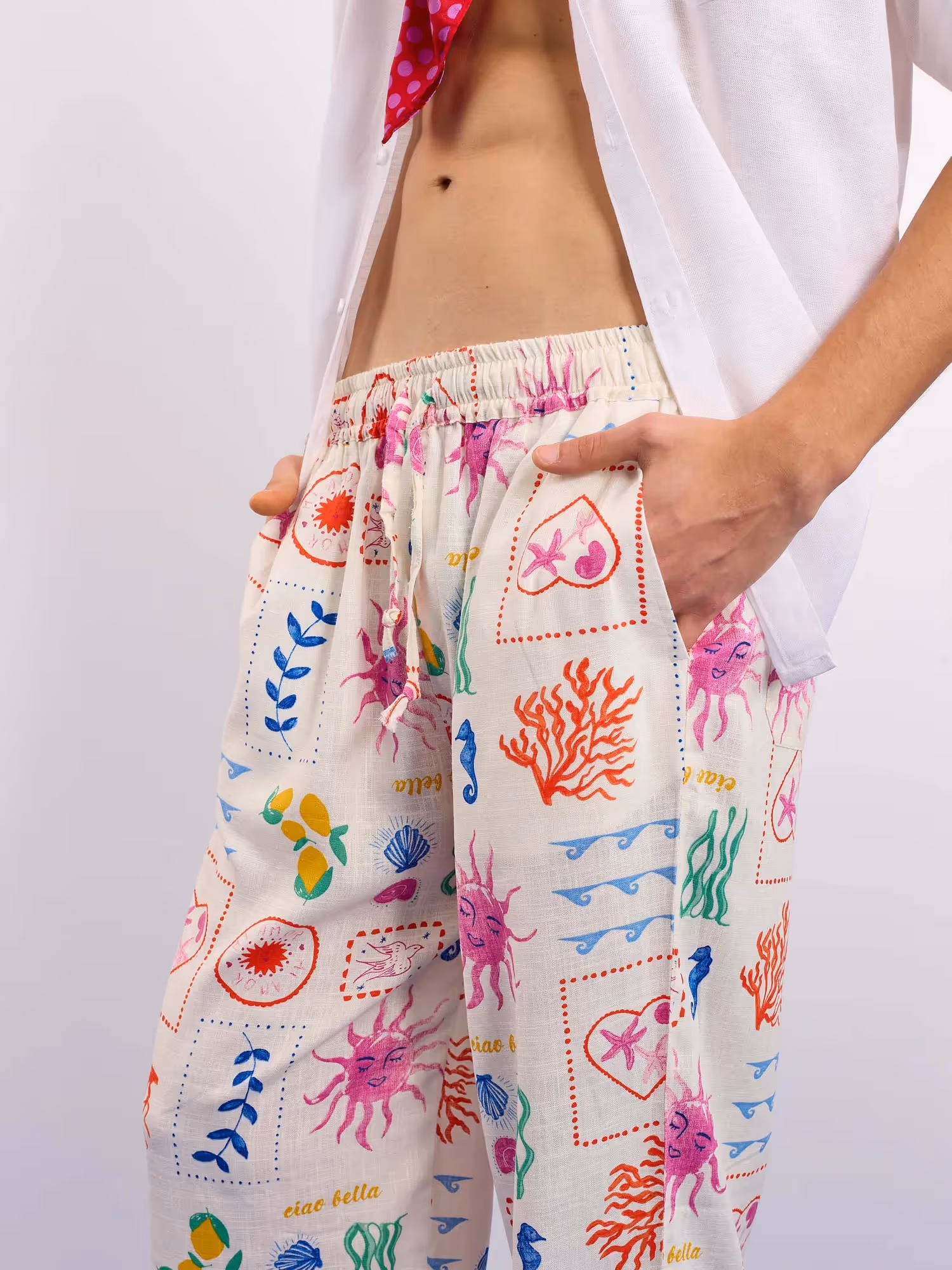 Sun & the Sea Linen Pull-on Pants image 6
