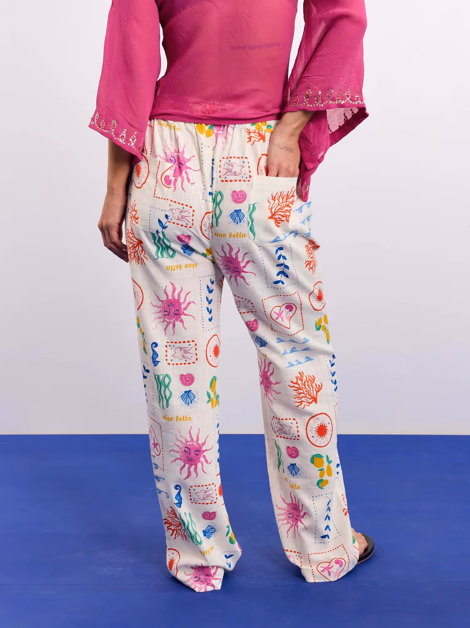 Sun & the Sea Linen Pull-on Pants image 8