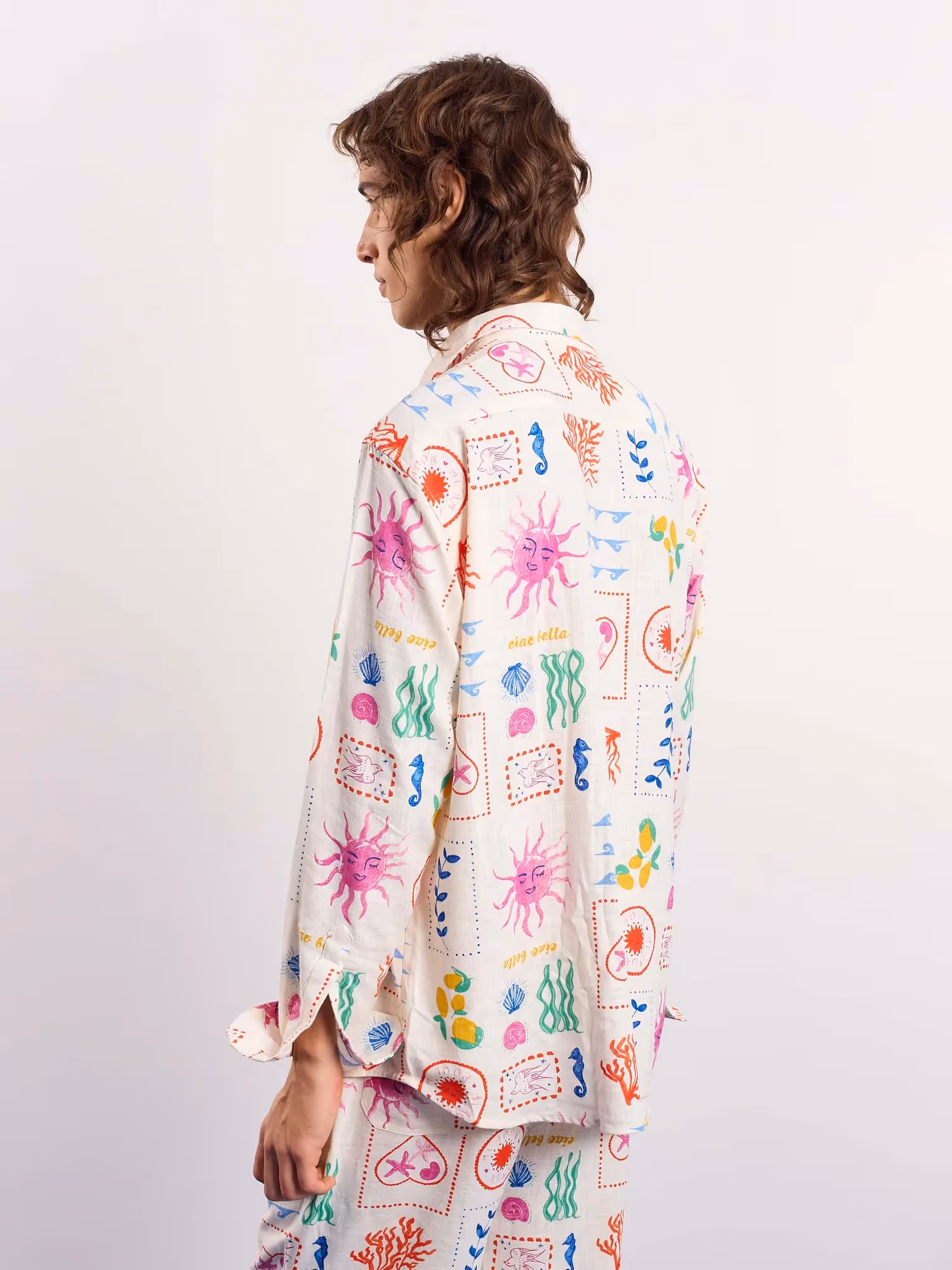 Sun & The Sea Printed Linen Pullover image 8