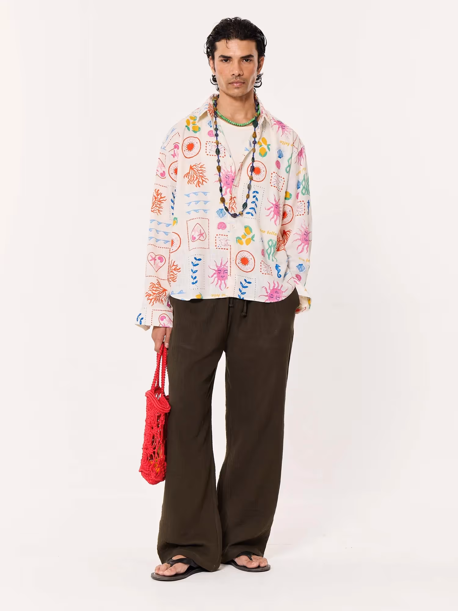 Sun & The Sea Printed Linen Shirt image 1