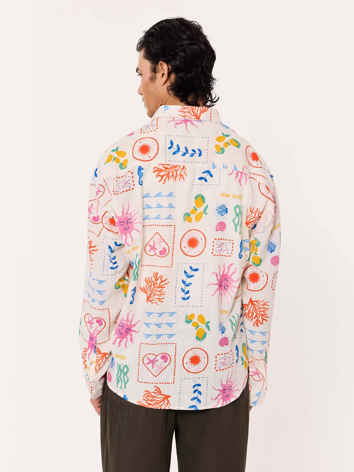 Sun & The Sea Printed Linen Shirt image 6
