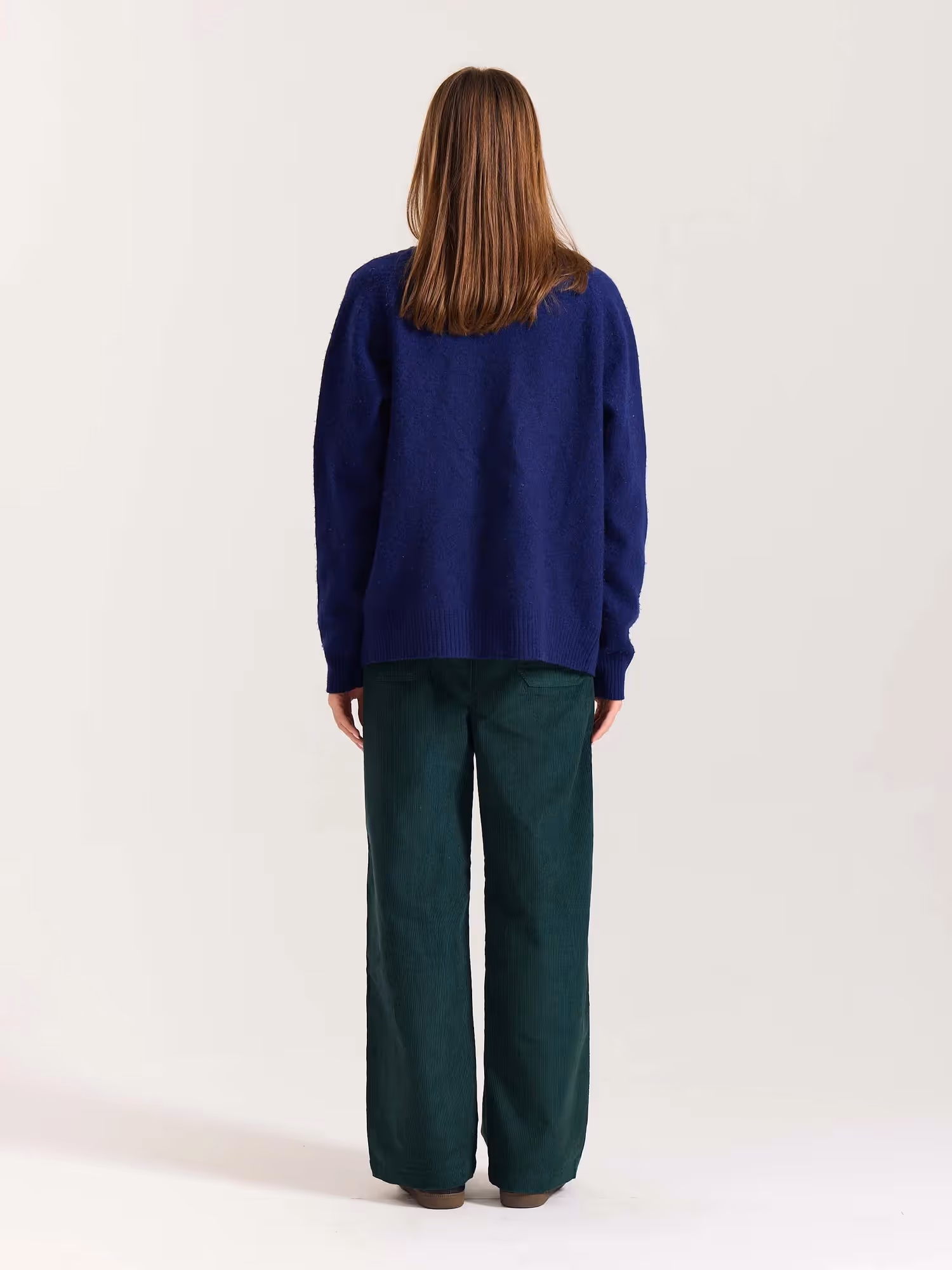 Teal Green Corduroy Pull-on Pants  image 8