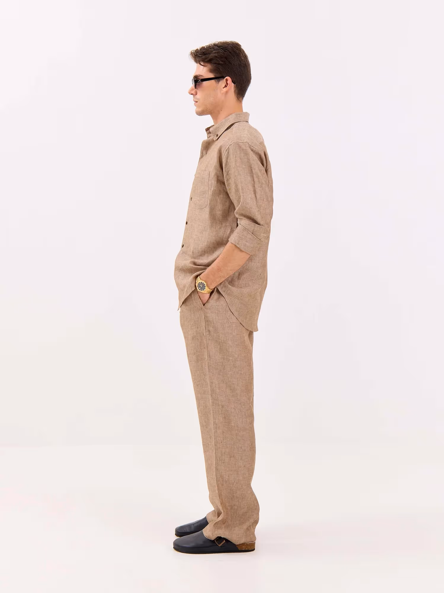 Textured Irish Linen Shirt image 6