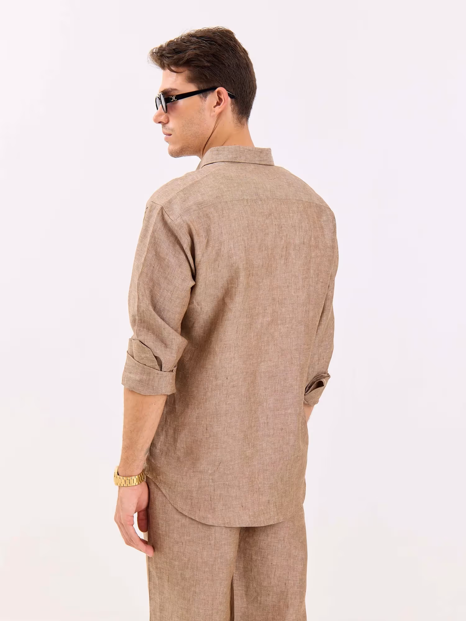 Textured Irish Linen Shirt image 7