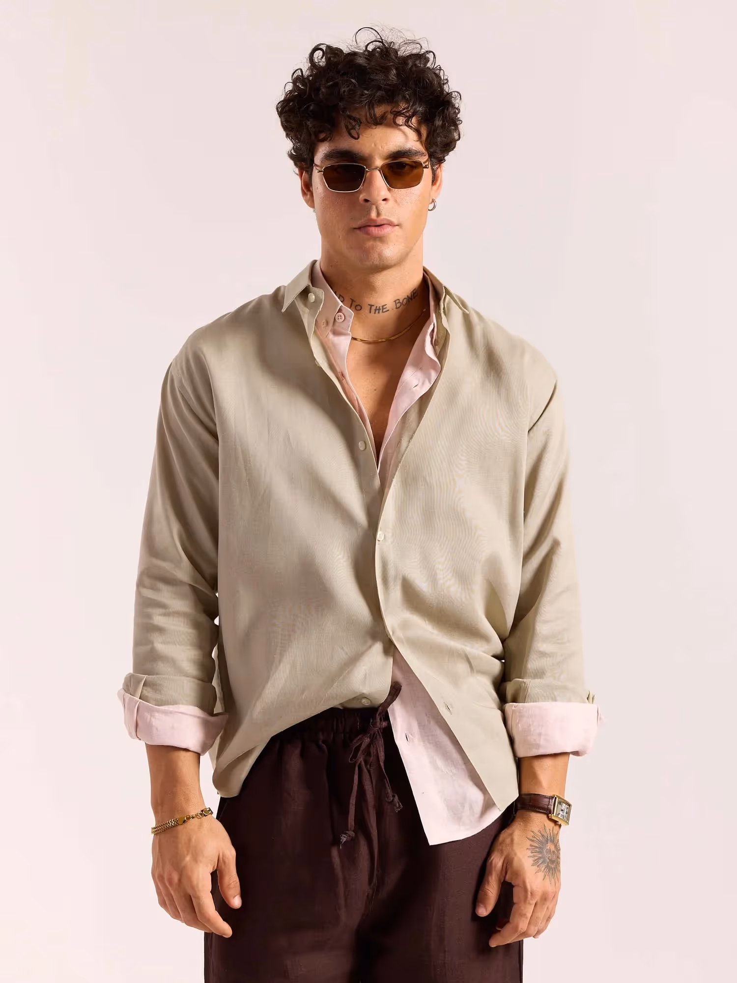 Tinted Pista Linen-blend Shirt image 3