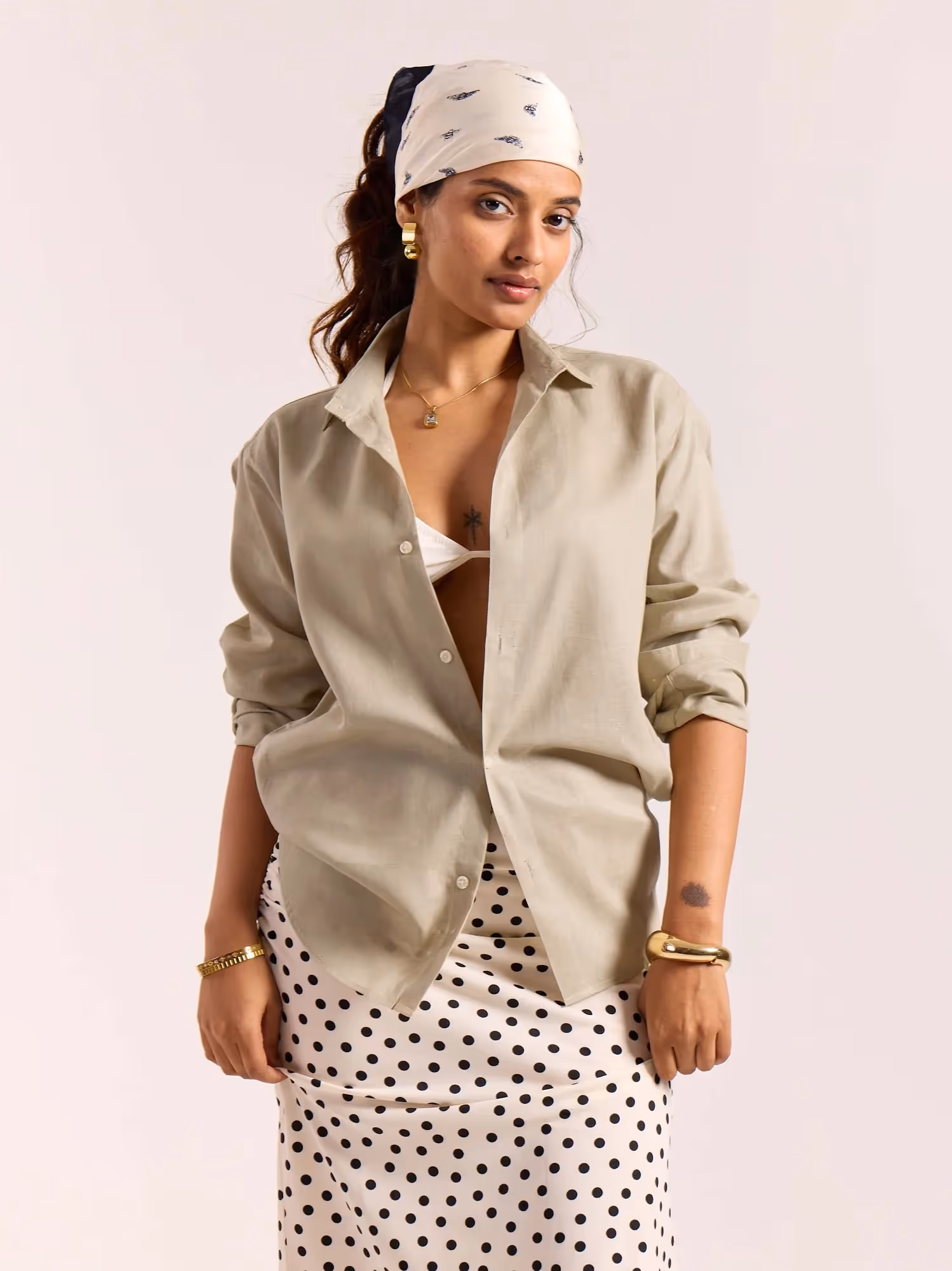 Tinted Pista Linen-blend Shirt image 4