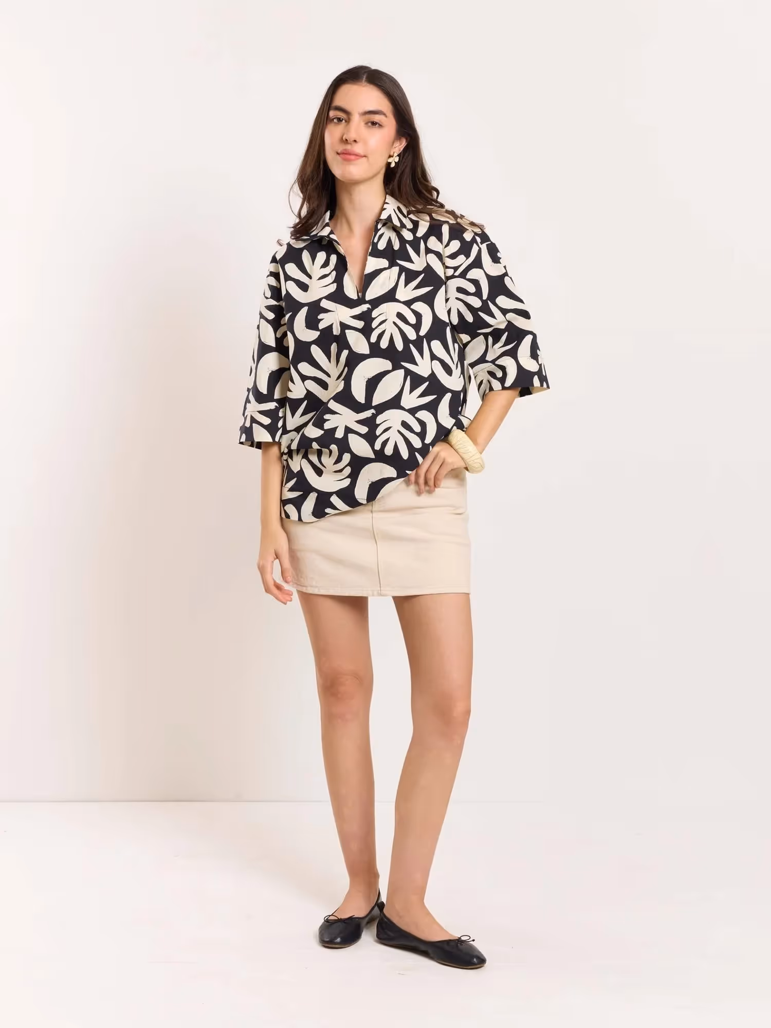 Tropical Printed Pullover image 2