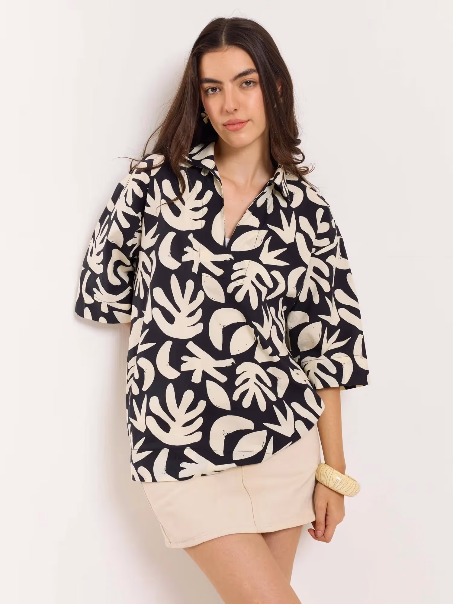 Tropical Printed Pullover image 4