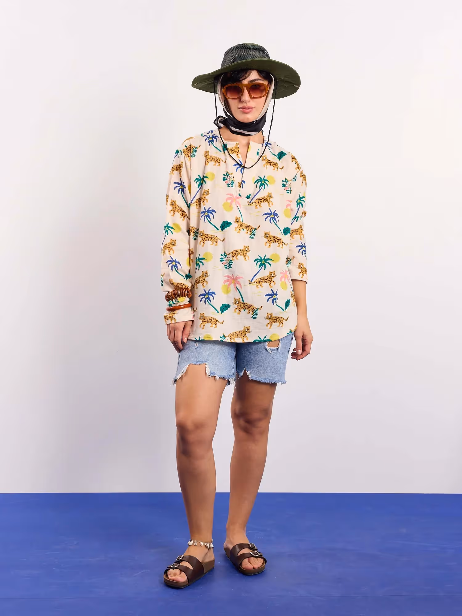 Tropical Safari Gauze Pullover  image 2