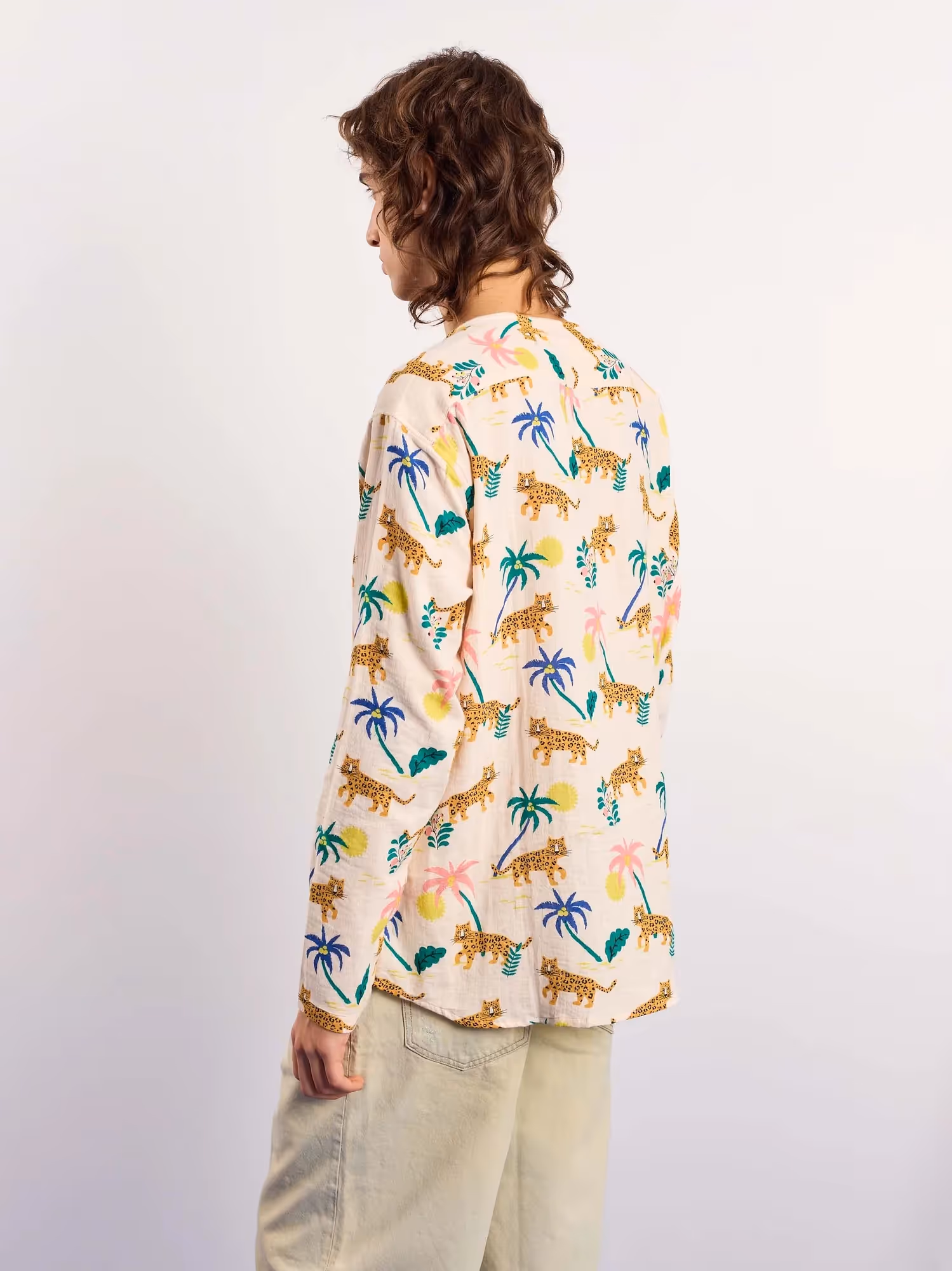 Tropical Safari Gauze Pullover  image 8