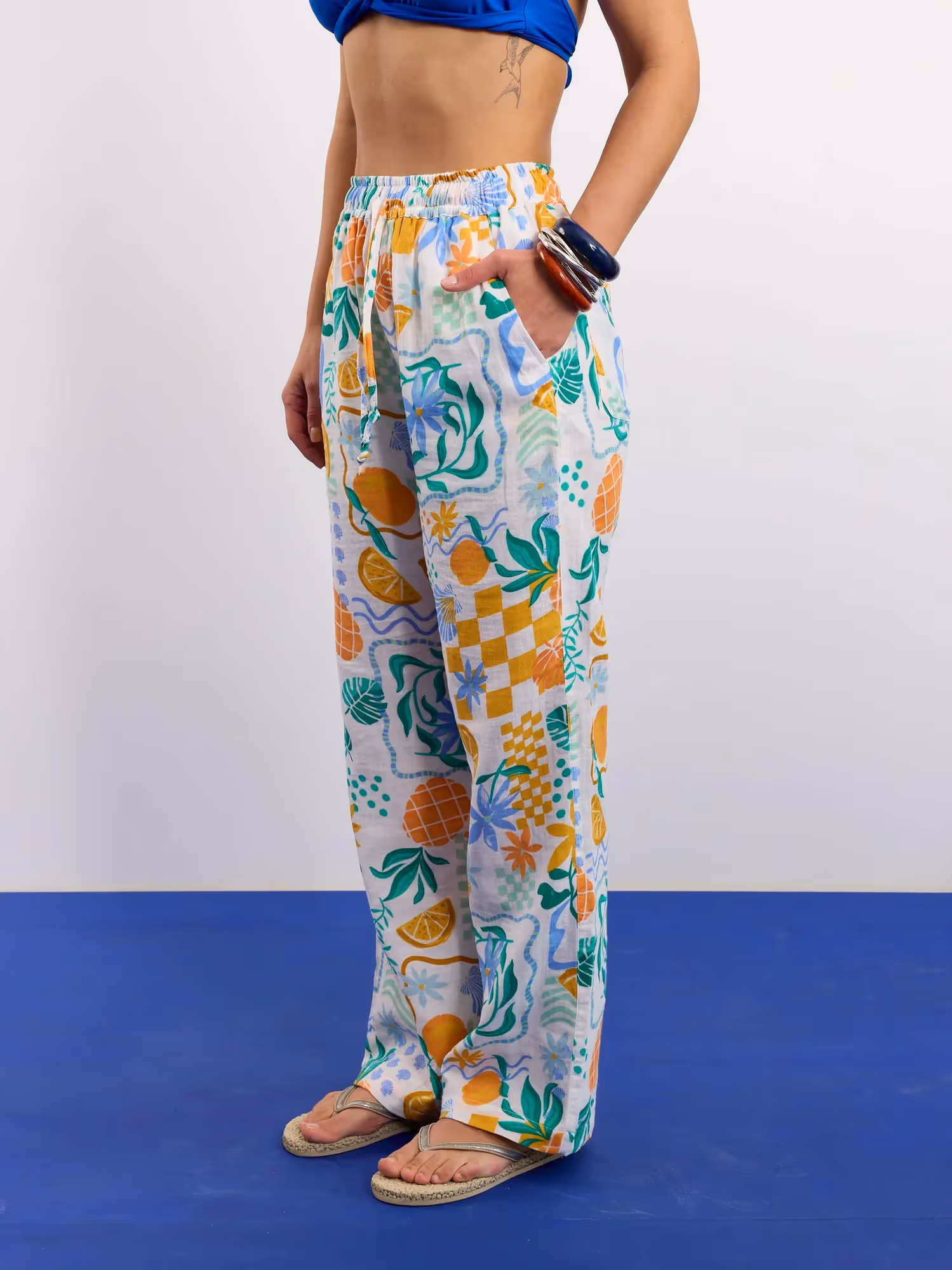 Tropicanna Gauze Pull-on Pants  image 6