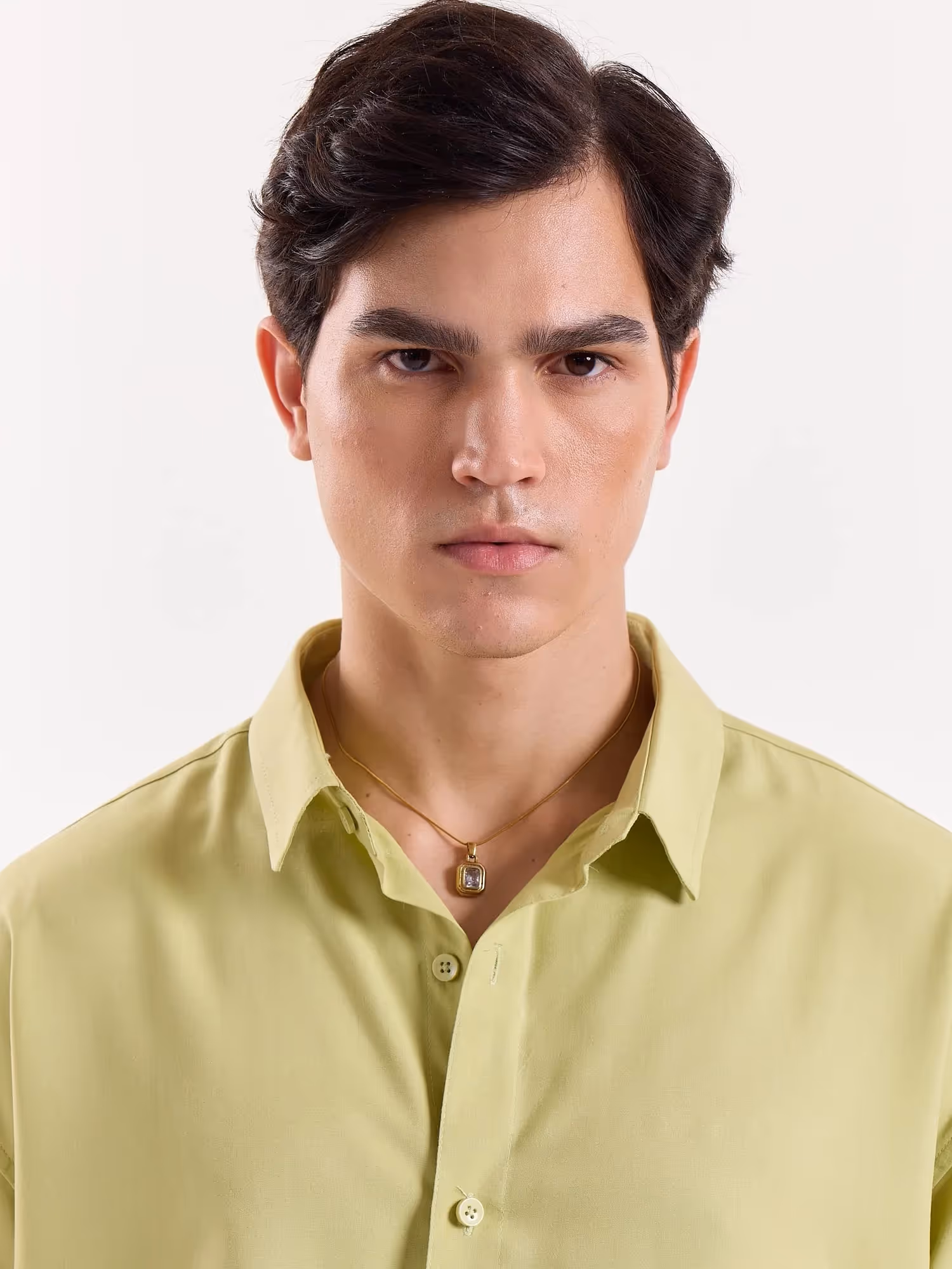 Vivid Jade Drape Shirt  image 5