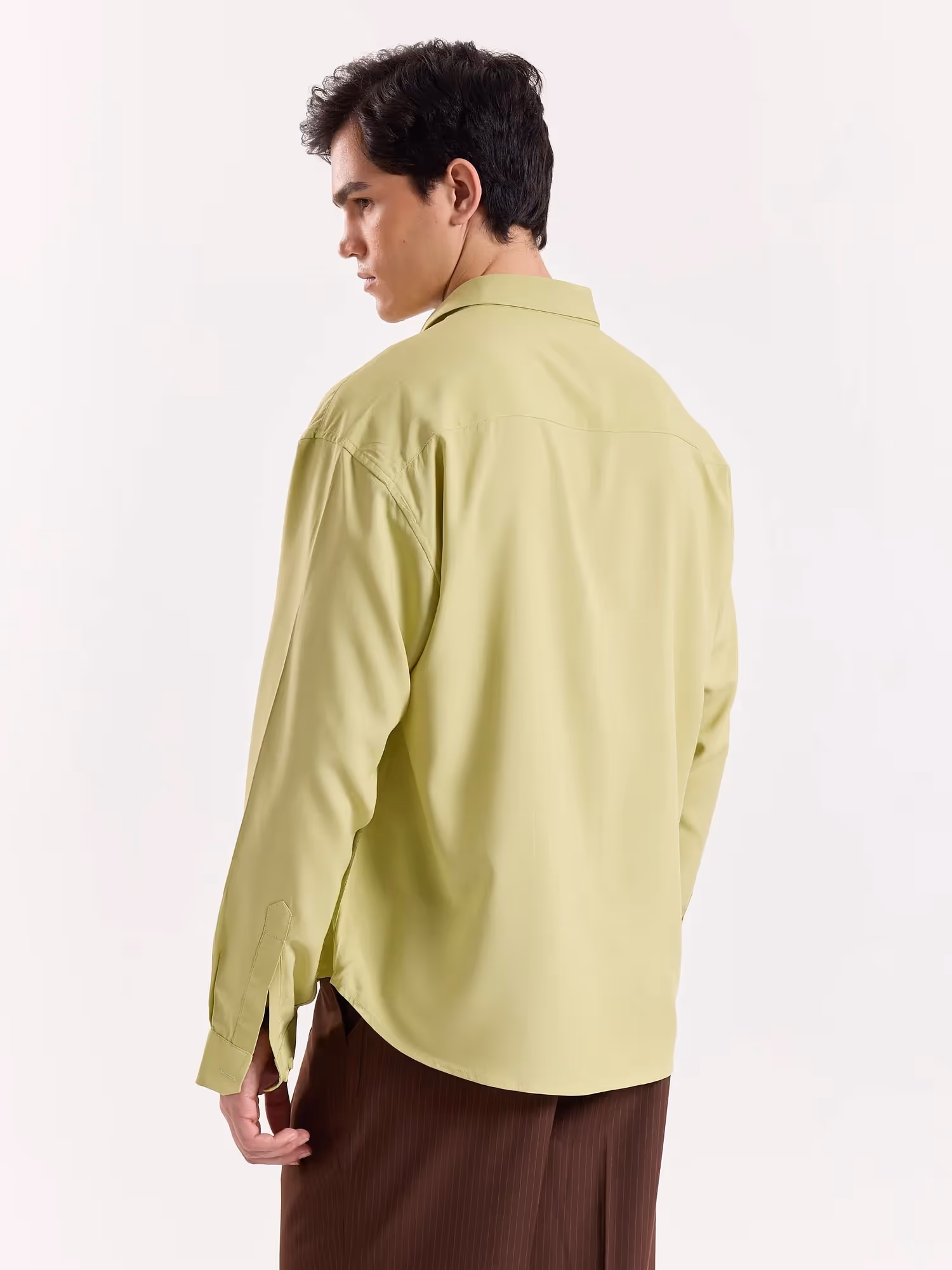 Vivid Jade Drape Shirt  image 6