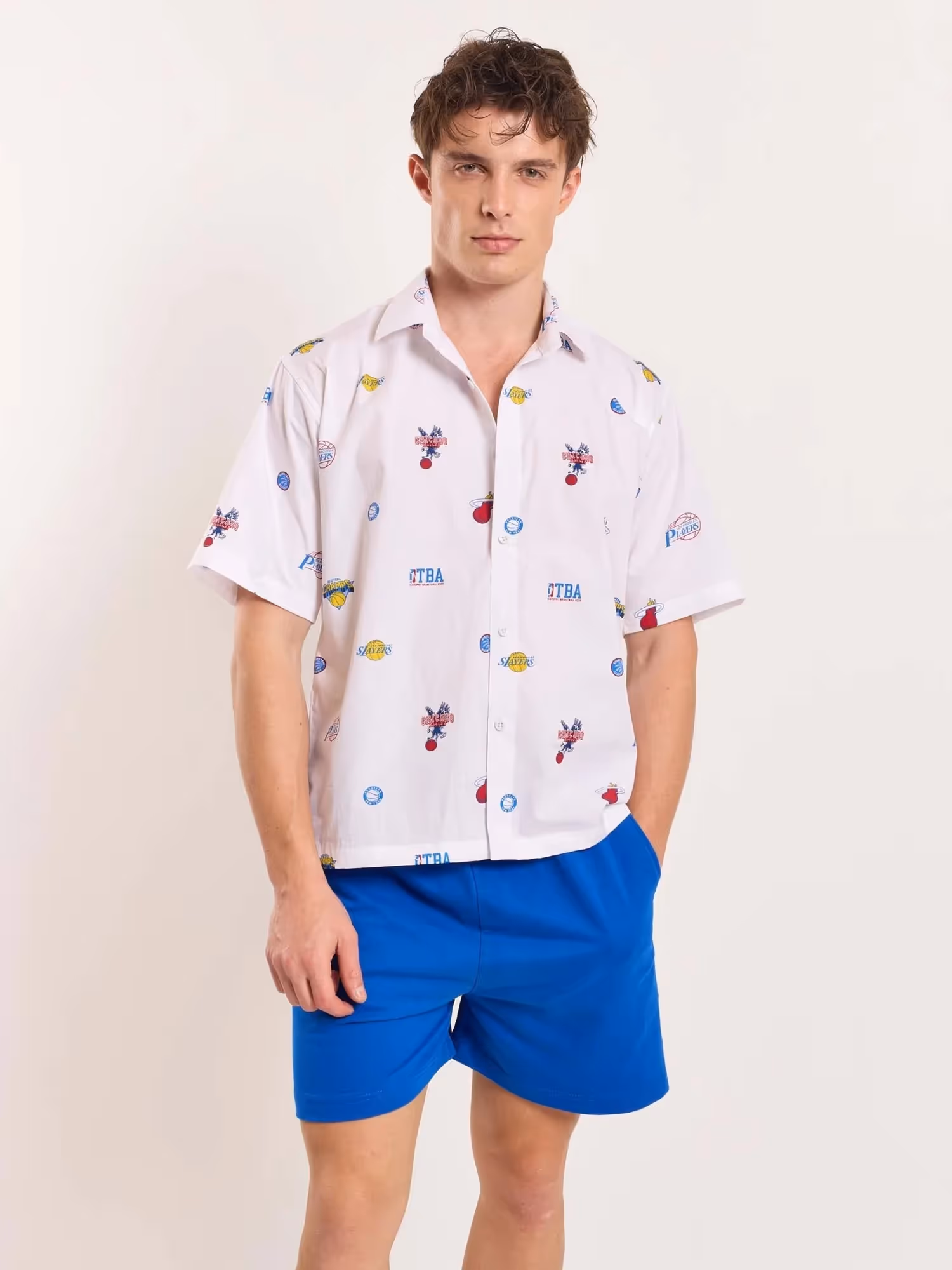 White Bowling Shirt image 4