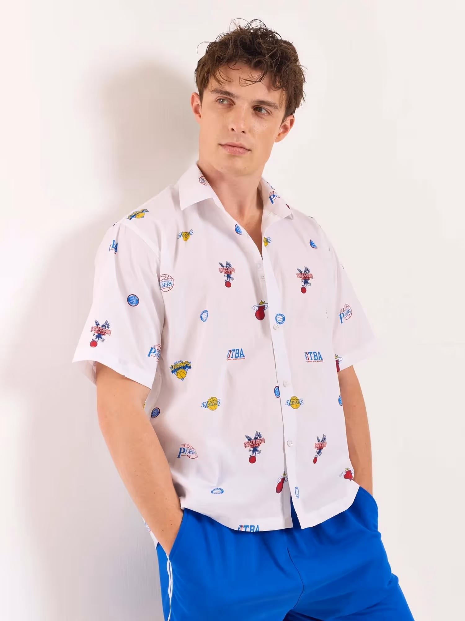 White Bowling Shirt image 6