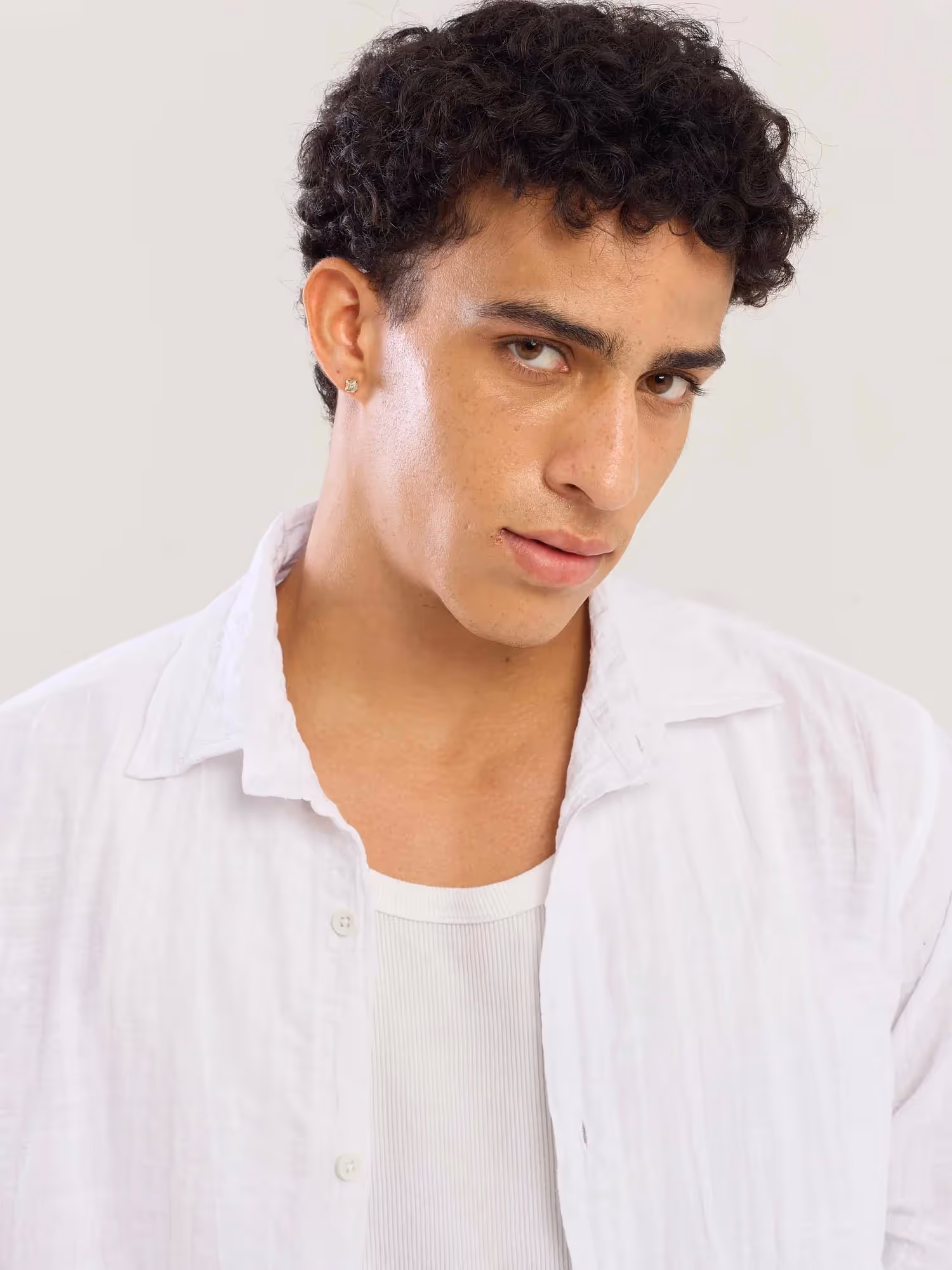 White Flowing Shirt image 7