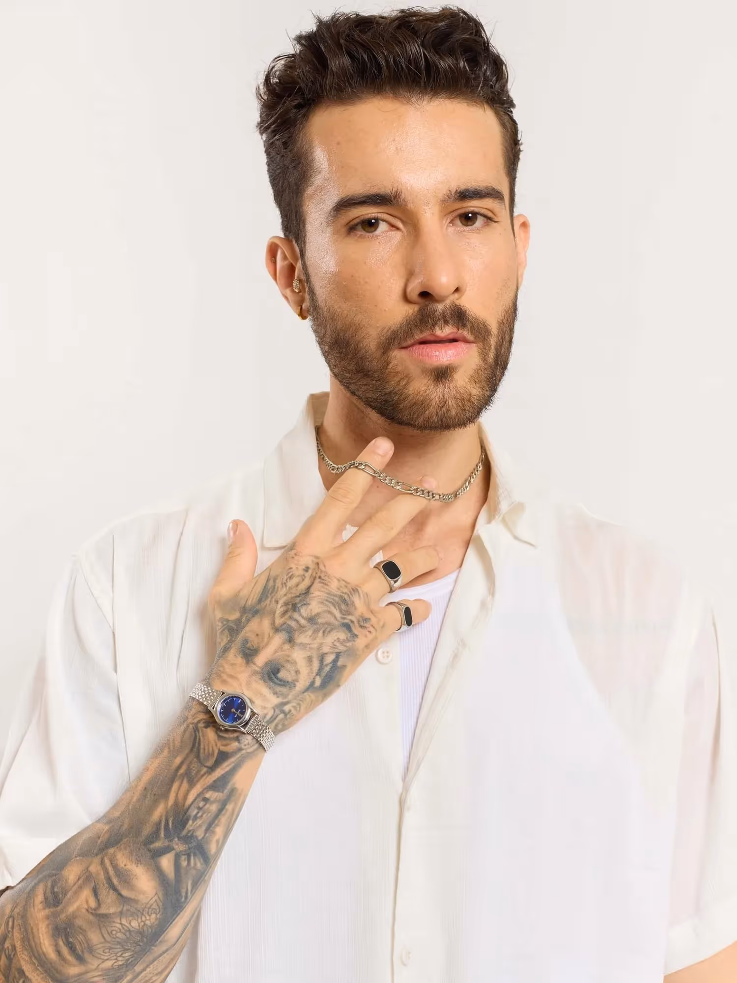 White Wrinkled Shirt image 3