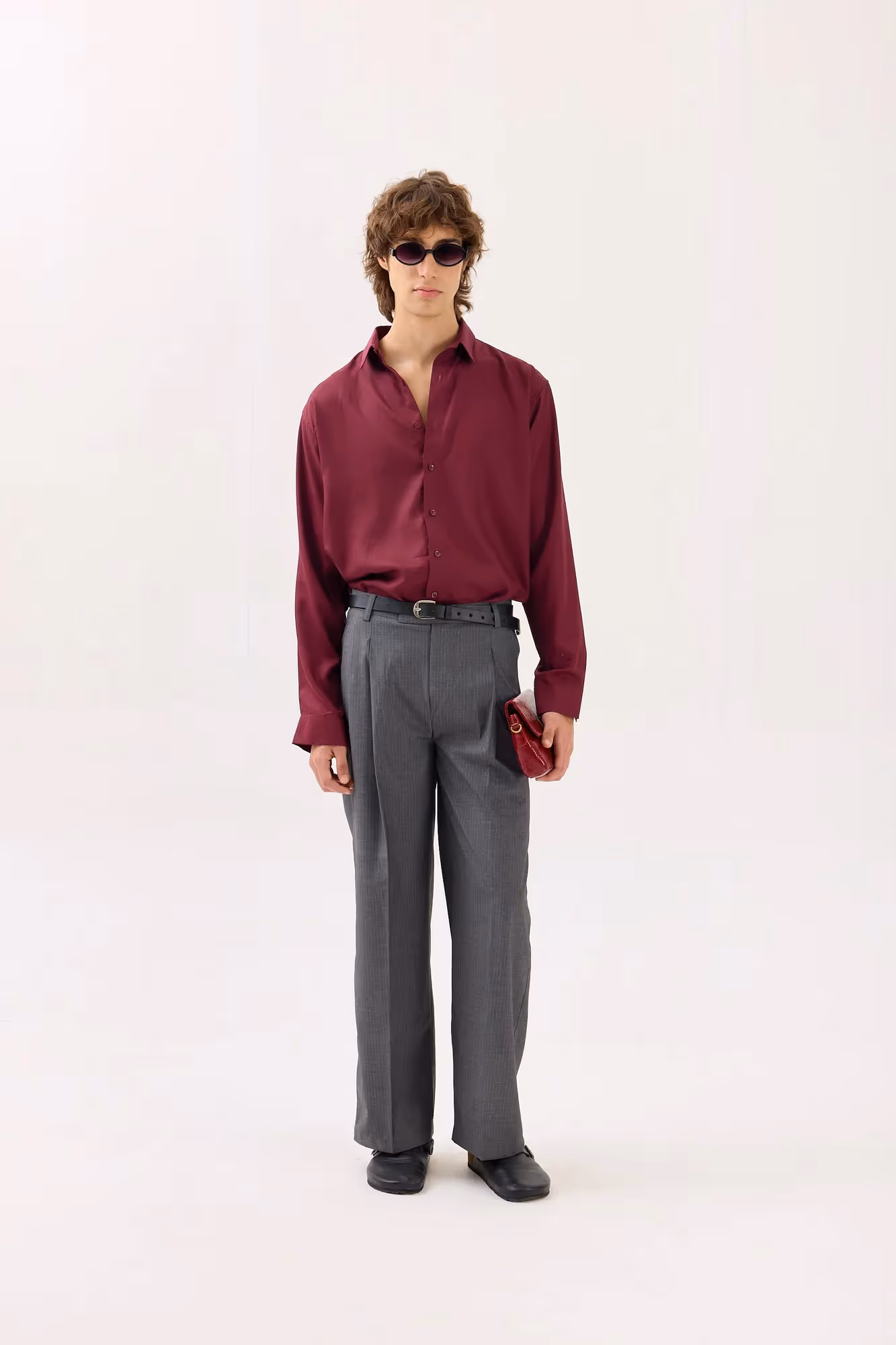 Wine Drape Shirt image 1