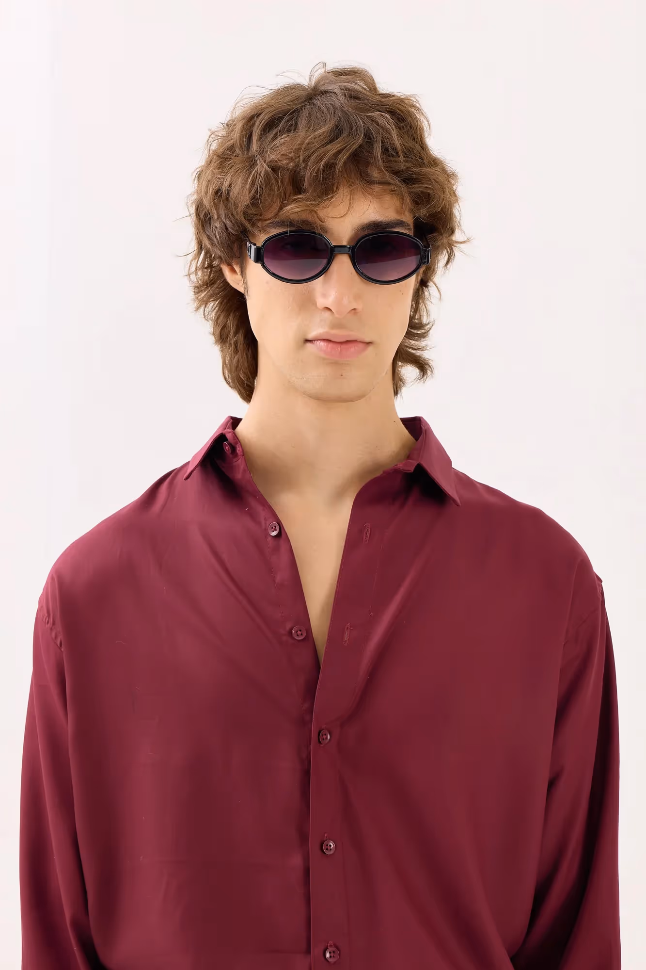 Wine Drape Shirt  image 4