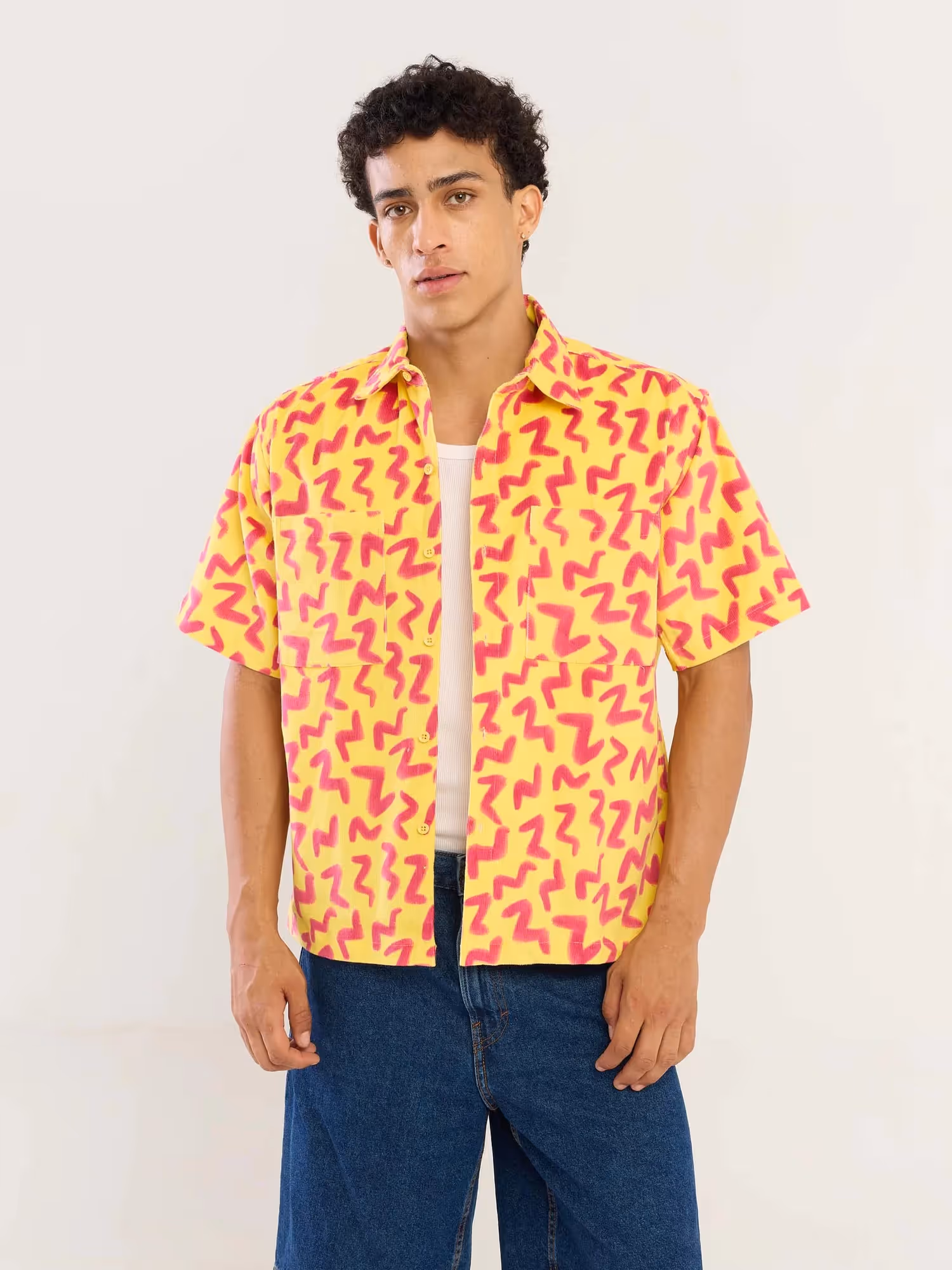 Zip Zap Yellow Corduroy Shirt image 2