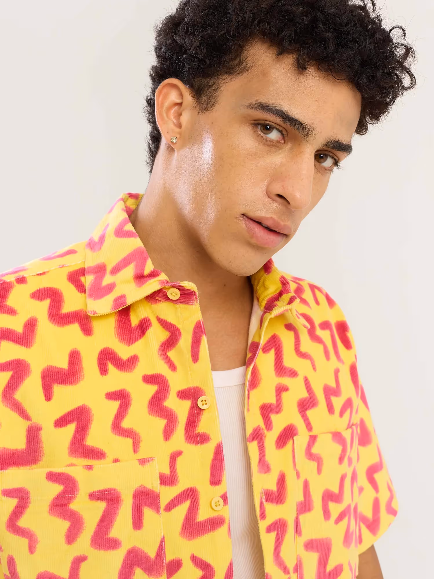 Zip Zap Yellow Corduroy Shirt image 3