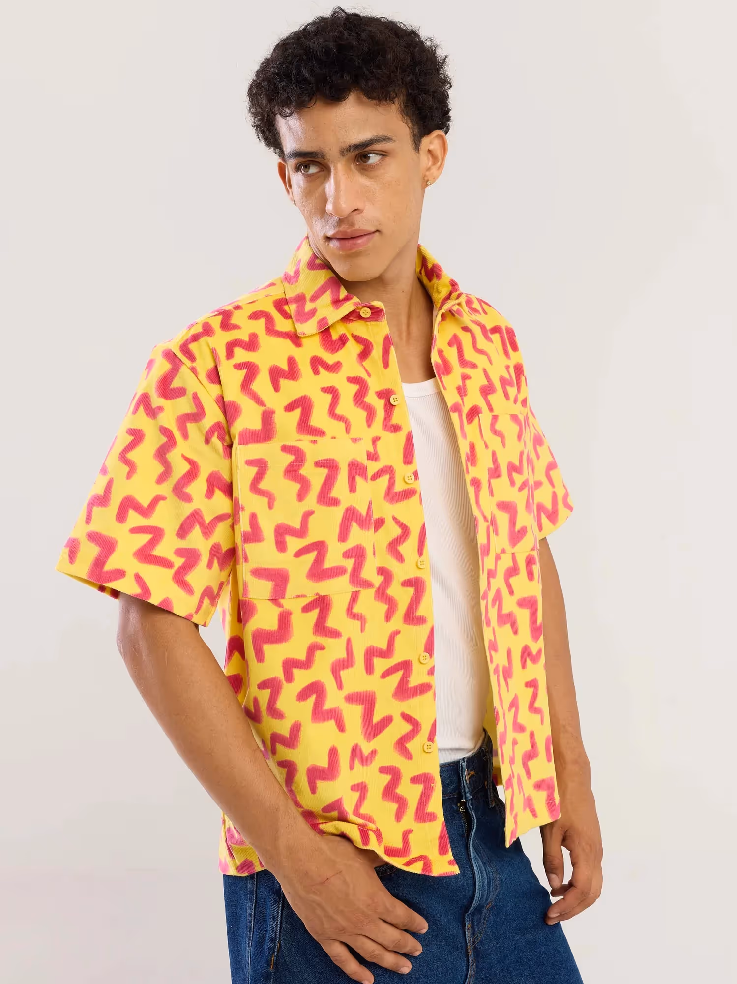 Zip Zap Yellow Corduroy Shirt image 4