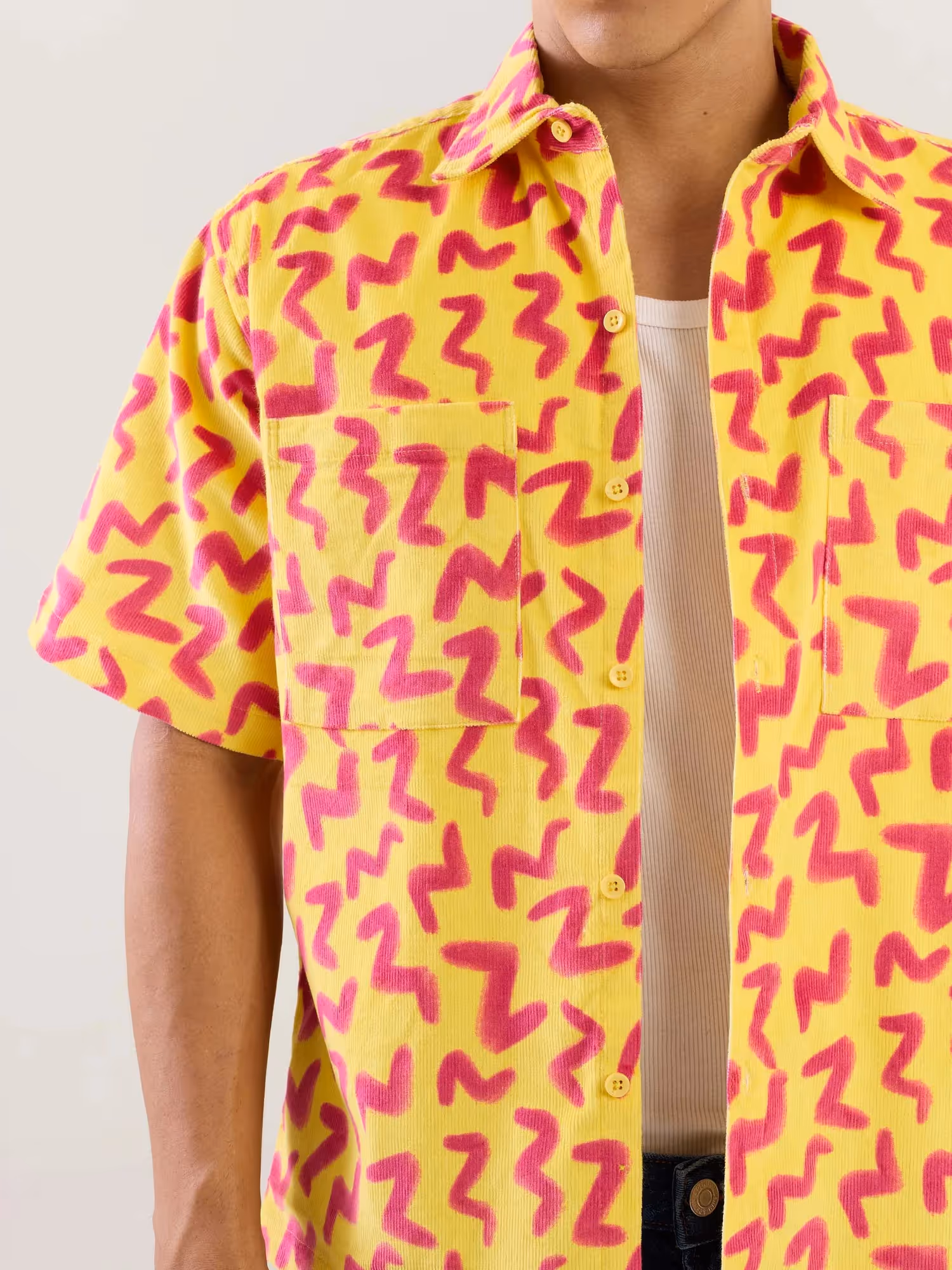 Zip Zap Yellow Corduroy Shirt image 5