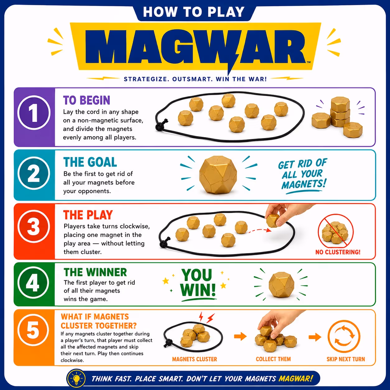Magwar Magnetic Strategy Game image 4