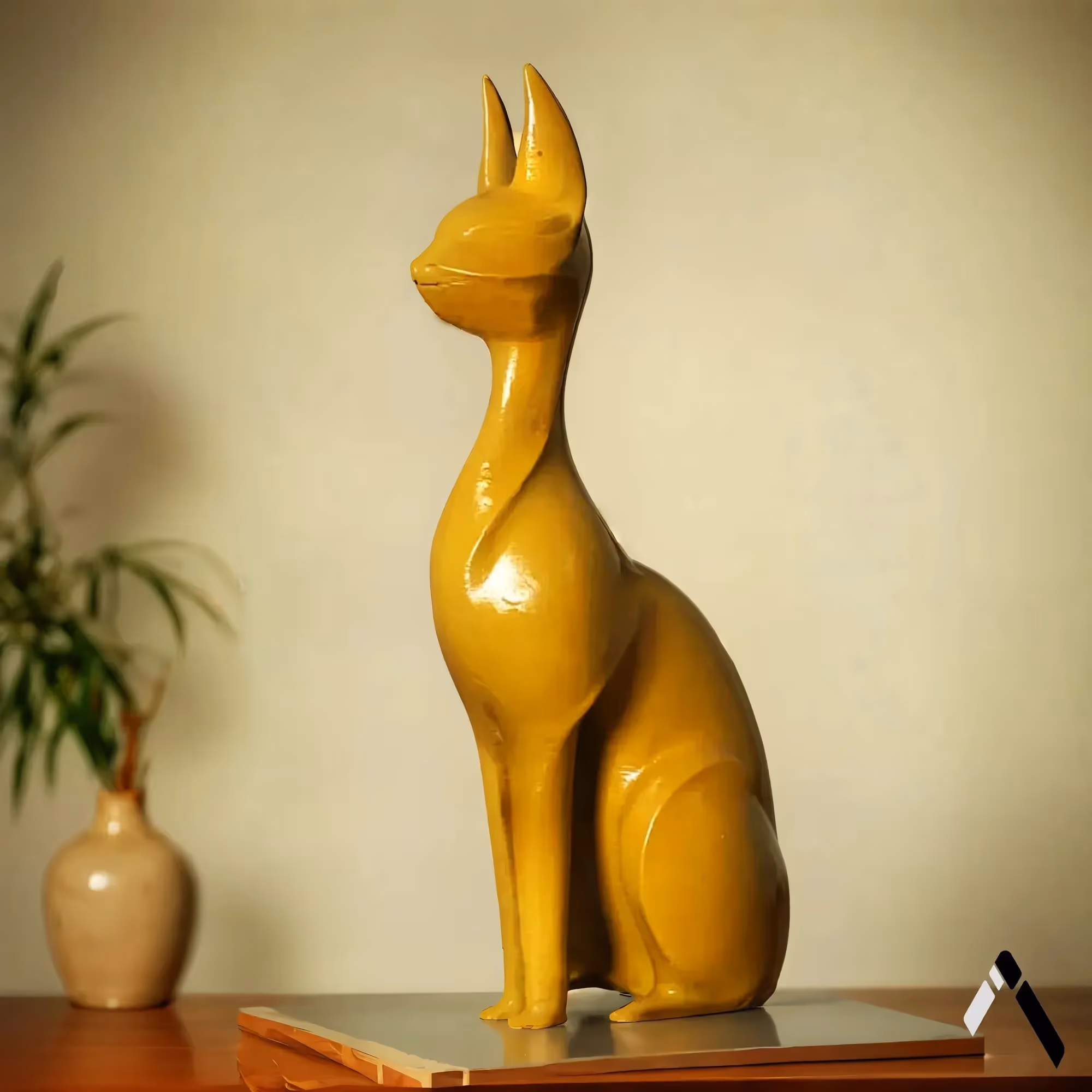 Abstract Cat Sculpture  image 1