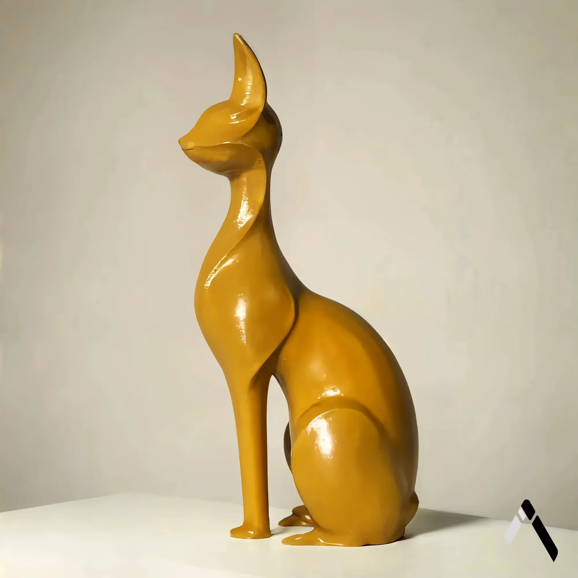 Abstract Cat Sculpture  image 3
