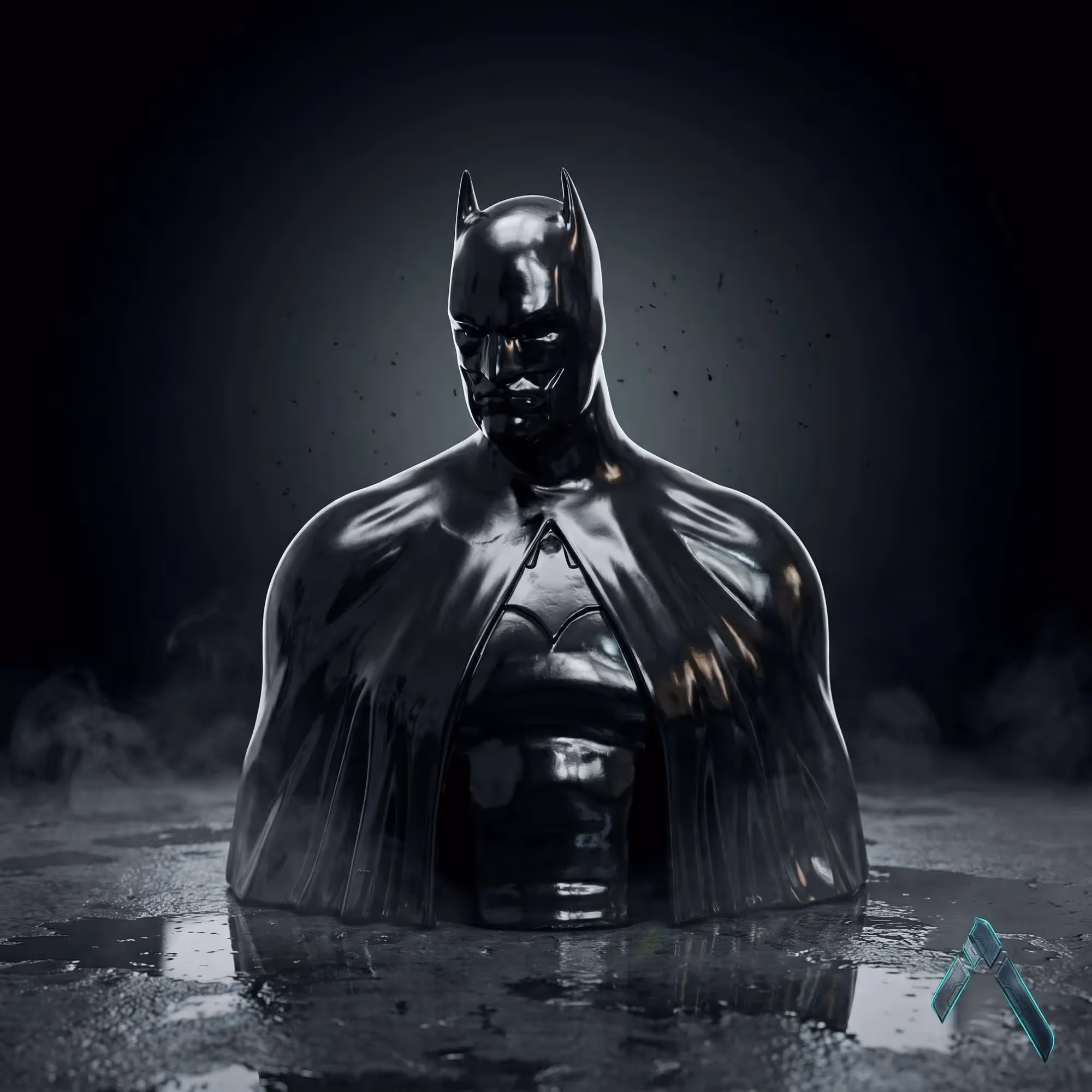Batman Cape Bust Sculpture  image 1