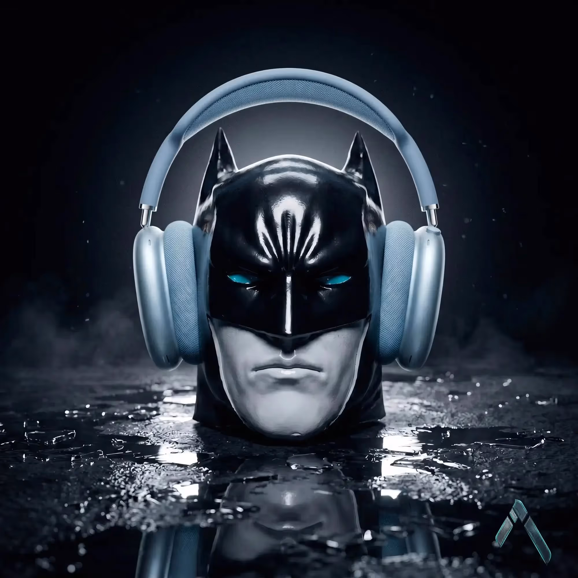Batman Cowl Headphone Stand image 1