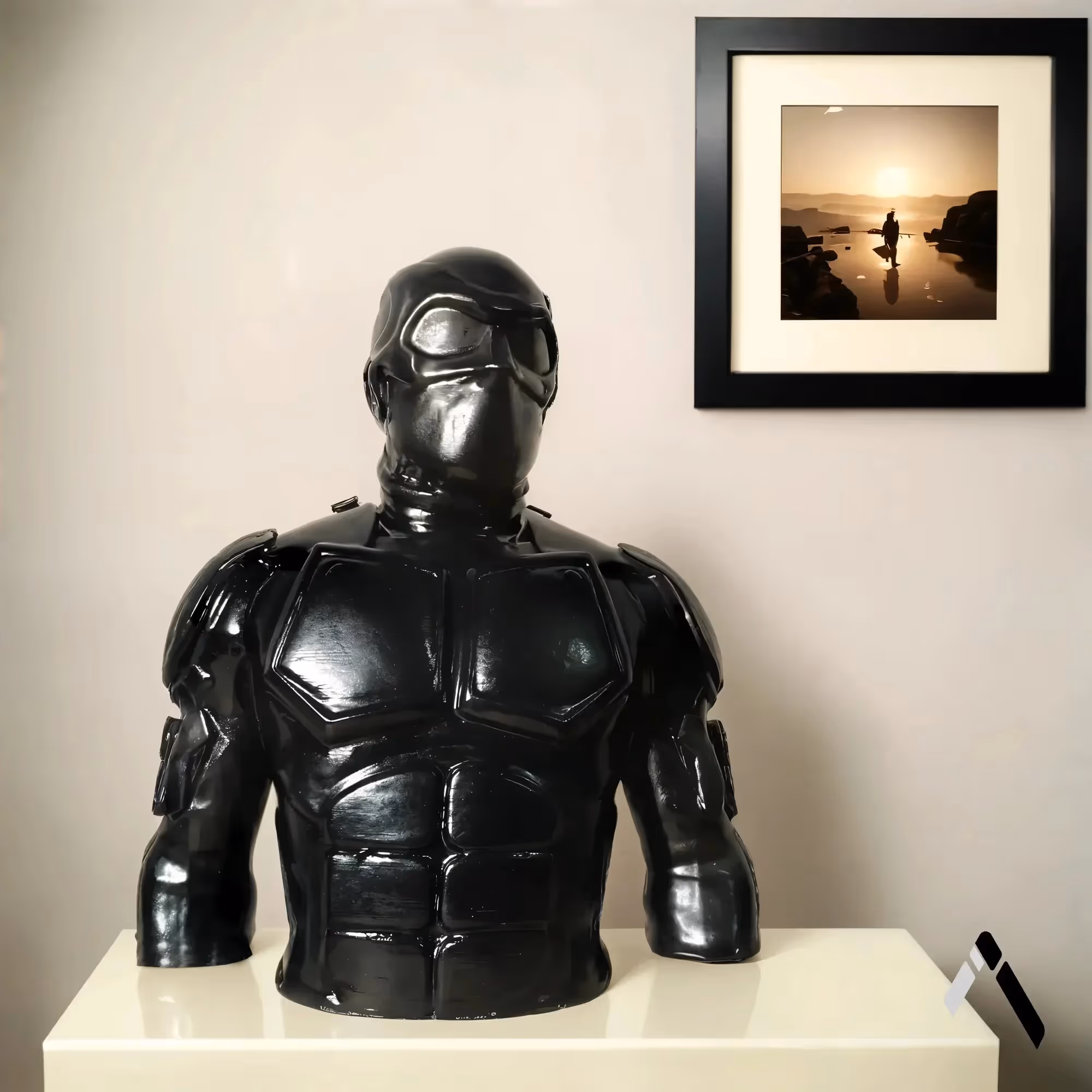 Black Noir The Boys Bust Sculpture  image 1